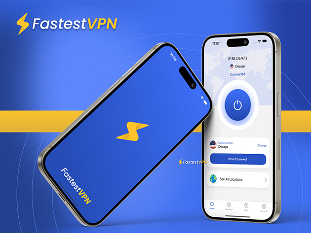 FastestVPN: Lifetime Subscription (10 Devices)