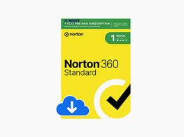 Norton 360 Standard | 1 Device (2024 Ready) | 15-Month Subscription with Auto Renewal