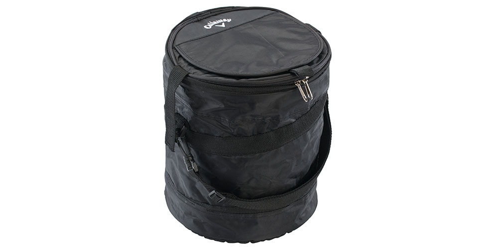 A black Callaway cooler bag.