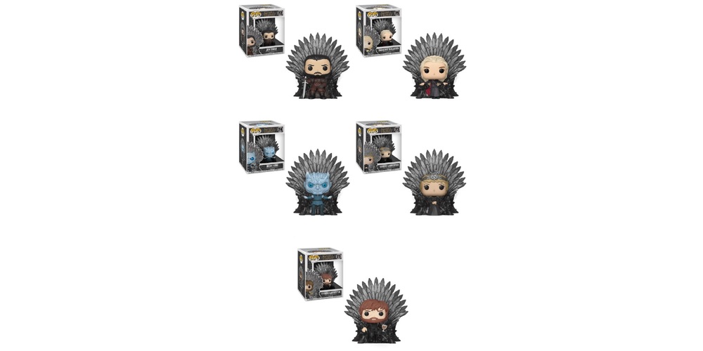 Game of Thrones Iron Throne Funko POP Deluxe – Bundle of 5 – S10, on sale for $143.69 (9% off)