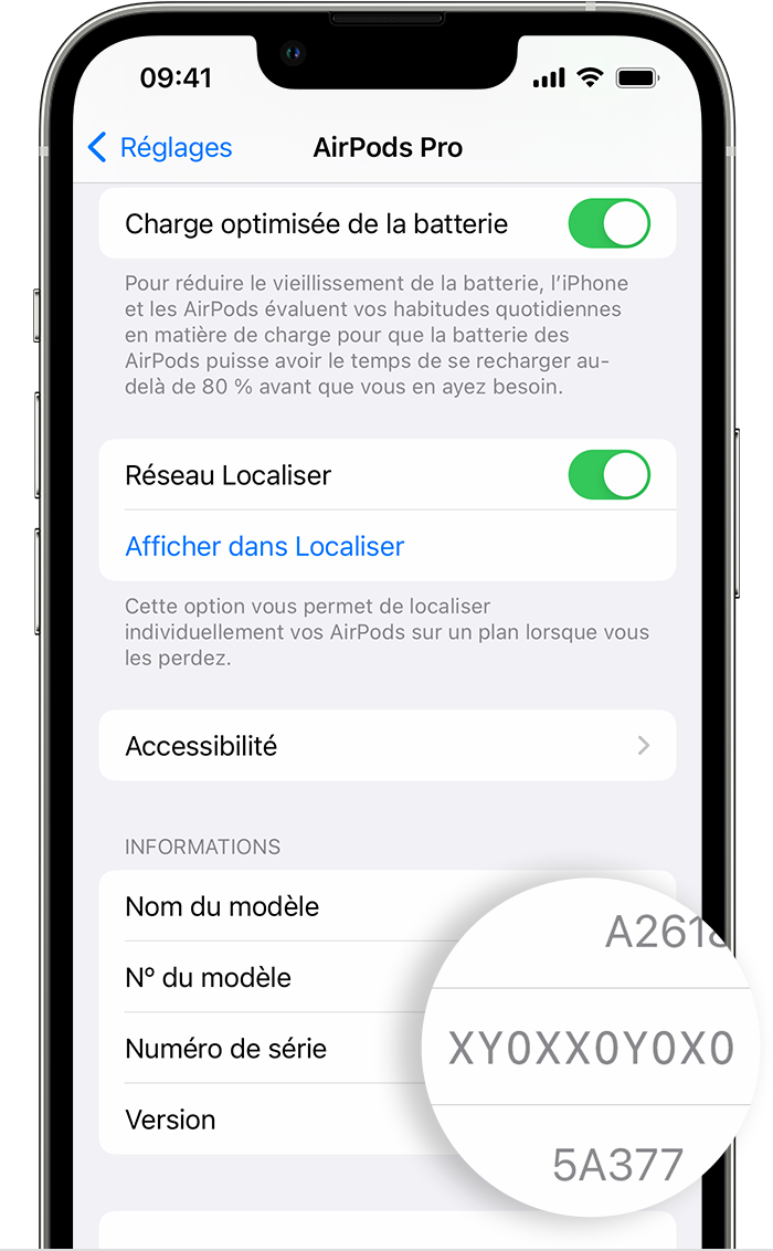 Réglages Bluetooth sur iPhone