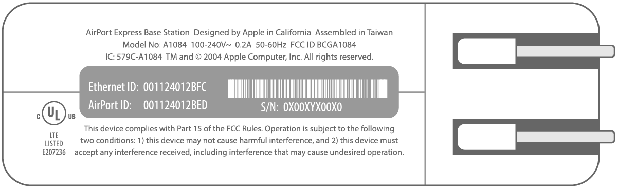 AirPort Express 802.11n (الجيل الأول)