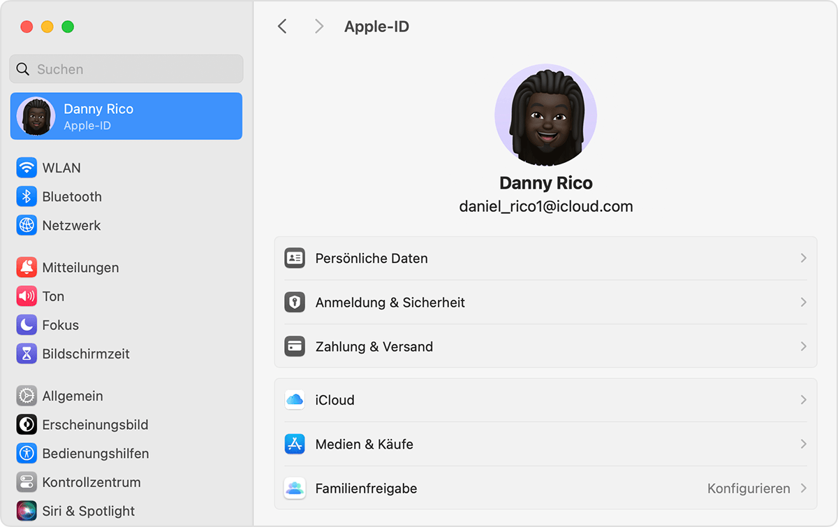 macos-sonoma-systemeinstellungen-apple-id-einrichtung-familienfreigabe