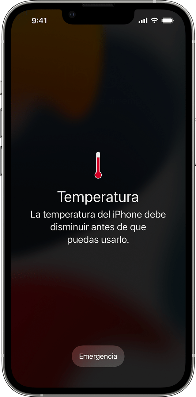 Imagen con una advertencia de temperatura.