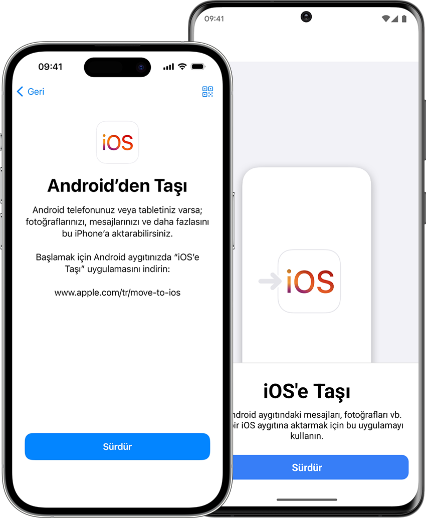 "iOS'e Taşı" uygulaması, Android telefonunuzdaki verilerin yeni bir iPhone'a aktarılmasına yardımcı olur.