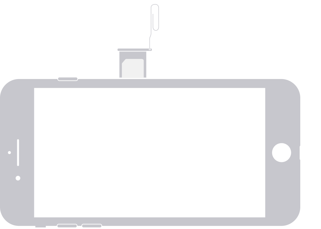 Imagen en la que se muestra la SIM en el lateral derecho del iPhone