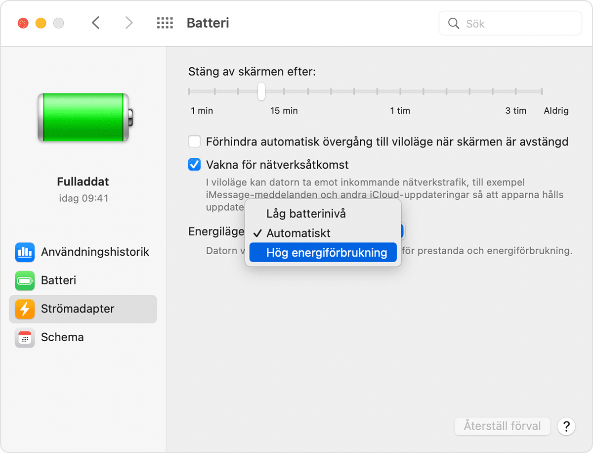 macos-ventura-system-settings-battery-energy-mode-on-battery-high-power