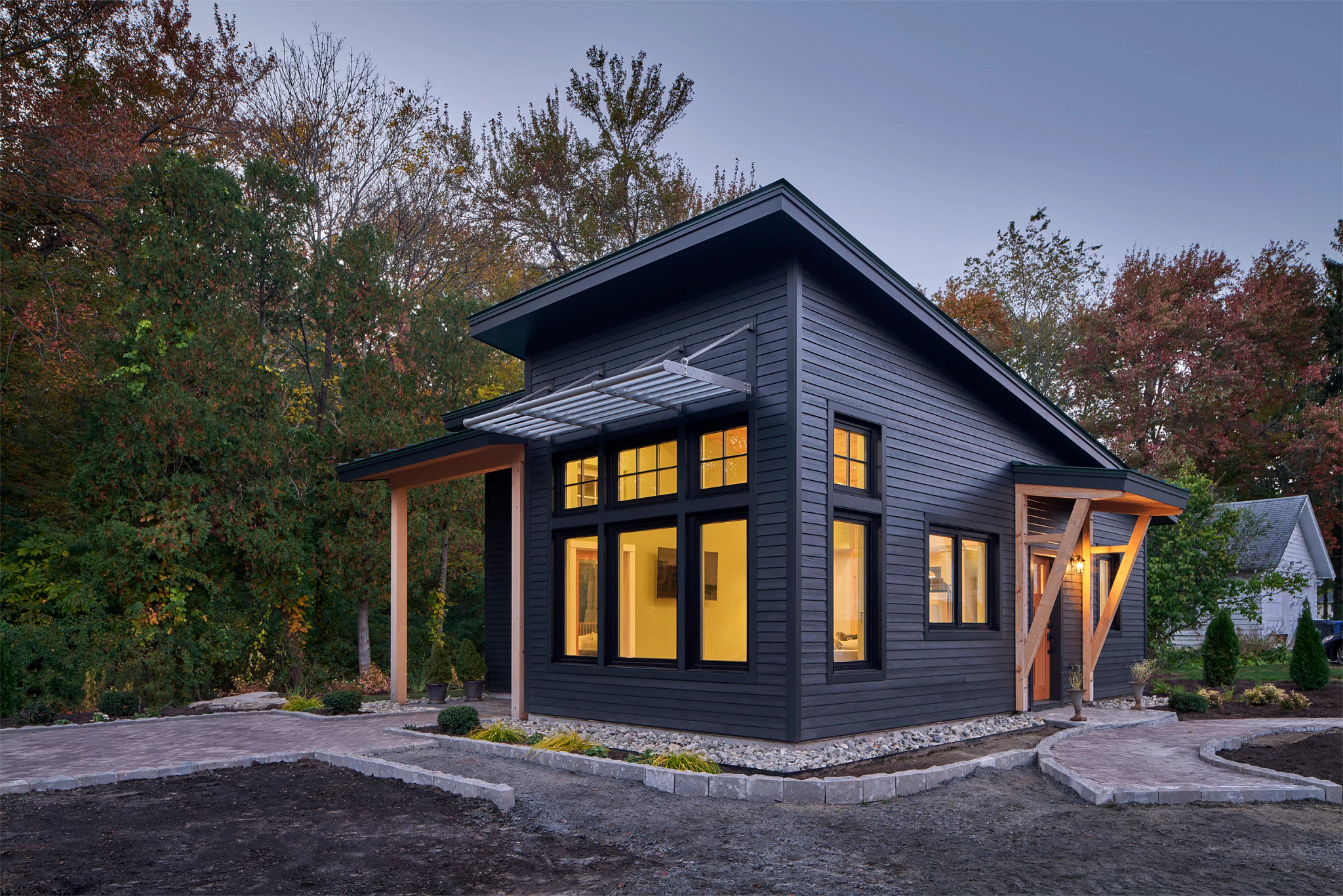 One precision assemblies pilot home in black, located in Mystic Connecticut