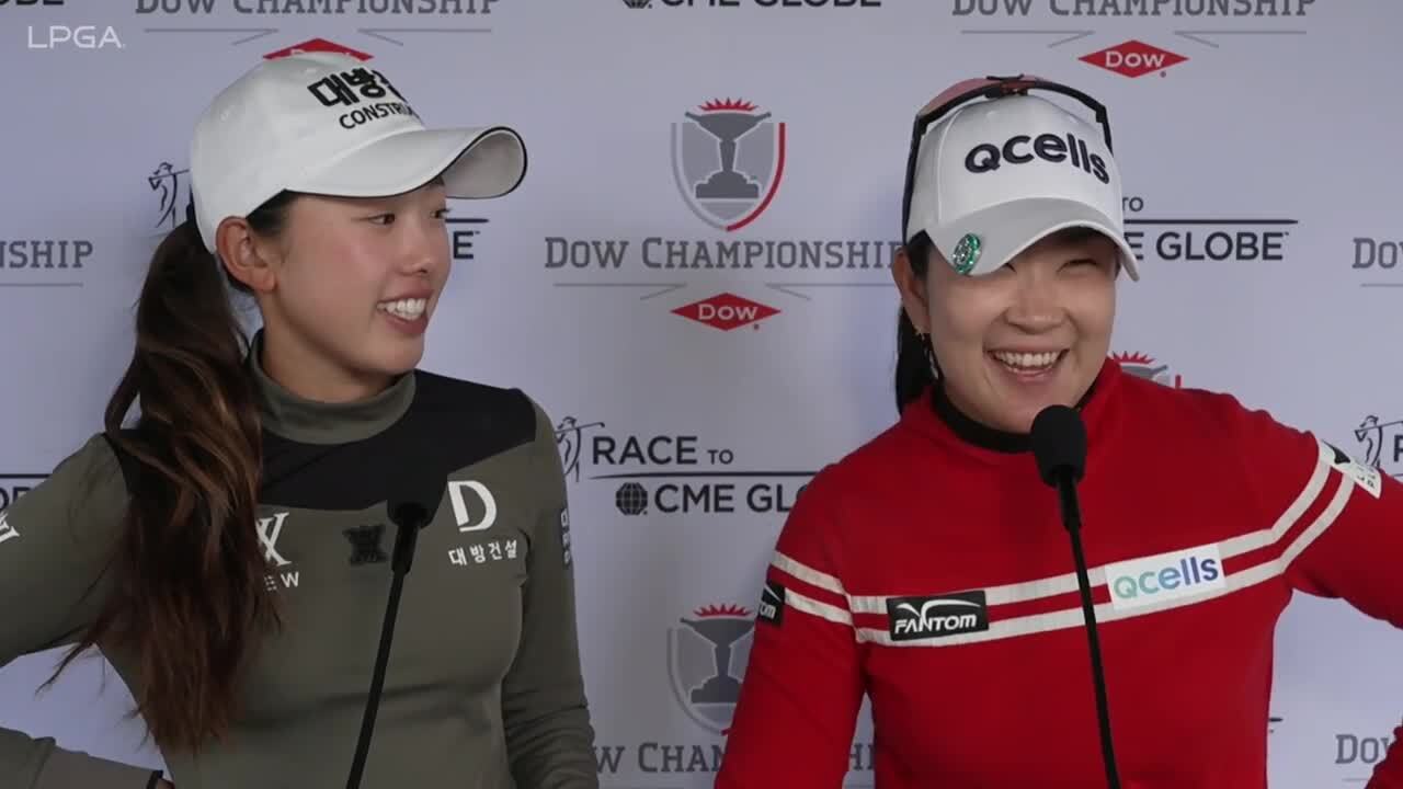 A Lim Kim/Yealimi Noh Final Round Interview | 2024 Dow Championship