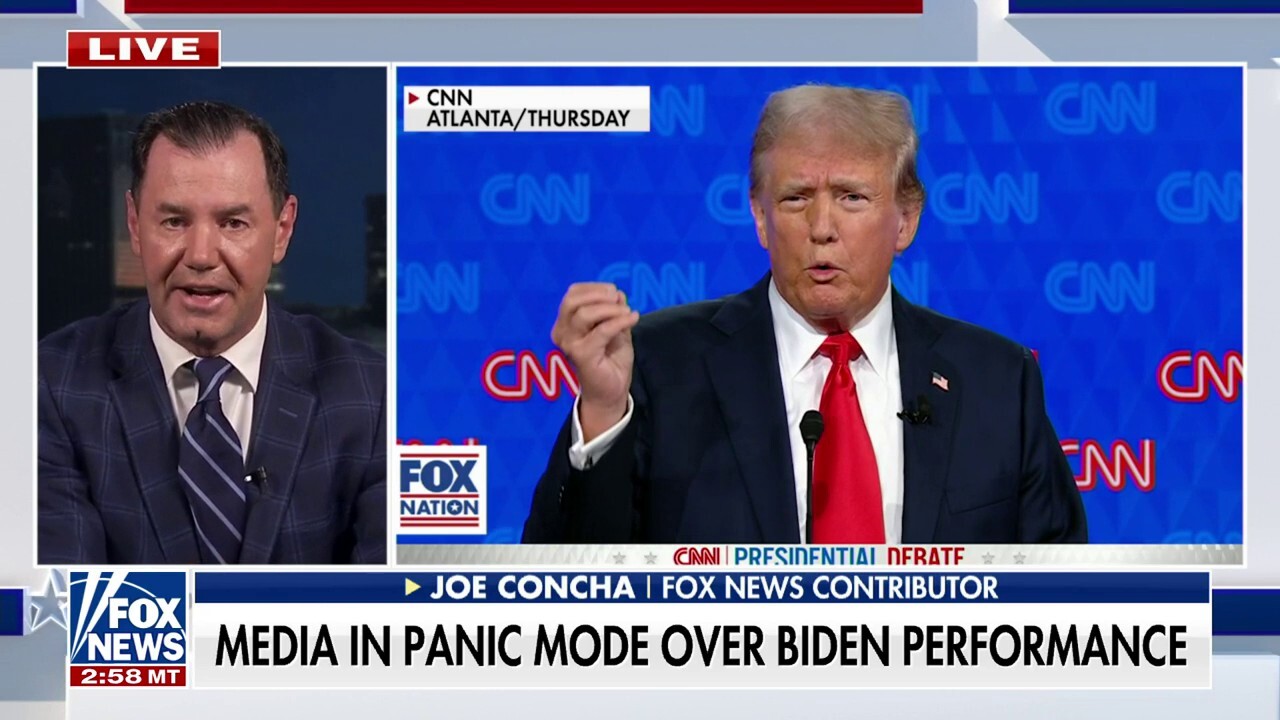 Fox News contributor Joe Concha joined 'Fox & Friends First' to discuss his reaction to the media's meltdown and why critics have been 'vindicated' by Biden's poor performance. 