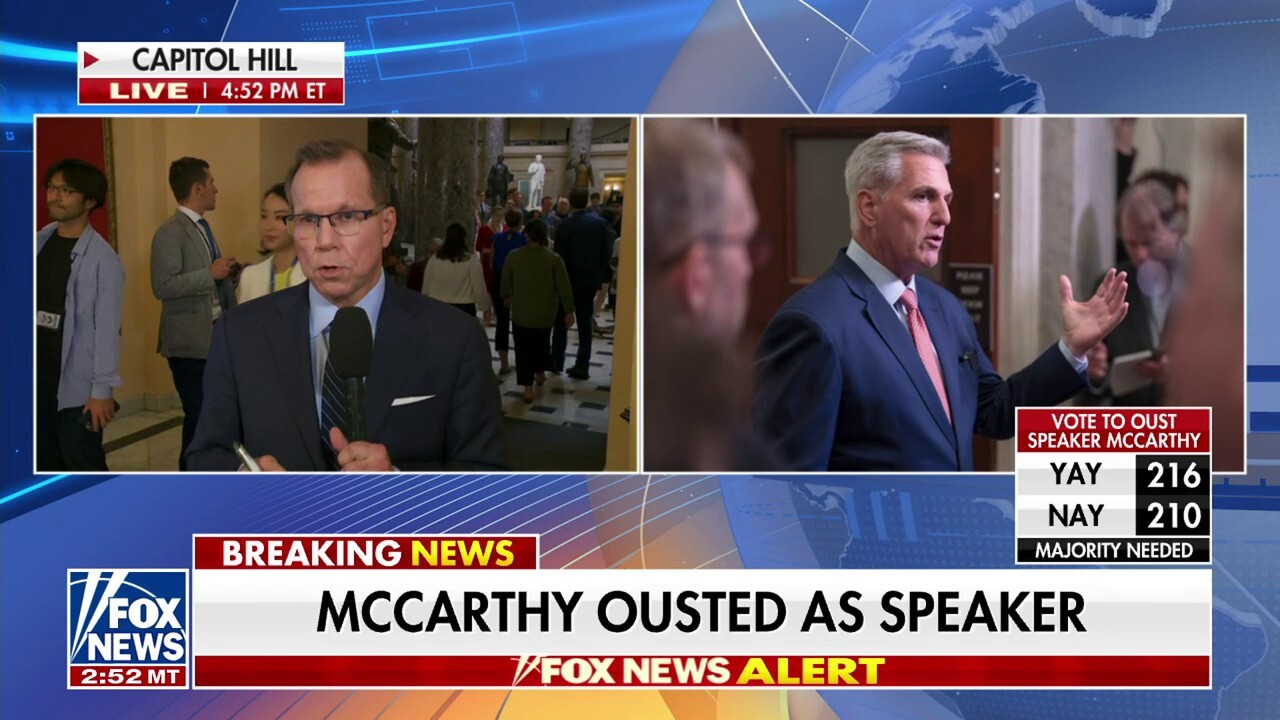 Kevin McCarthy out as House speaker