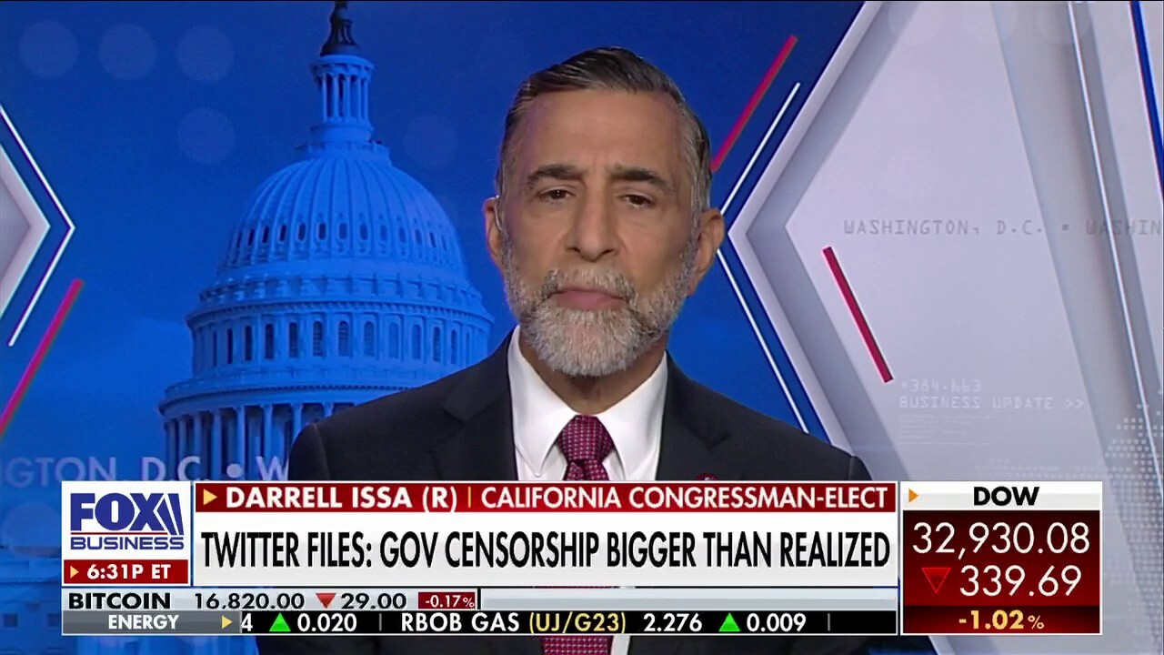 Bipartisan efforts needed to thwart Big Tech censorship: Darrell Issa