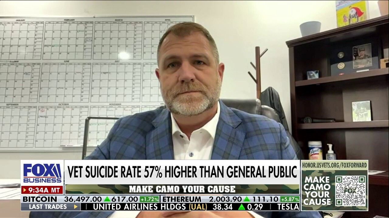 Retired law enforcement officer Clark Pennington joined ‘Varney & Co.’ to discuss the staggering report that the veteran suicide rate is 57% higher than the general public.  