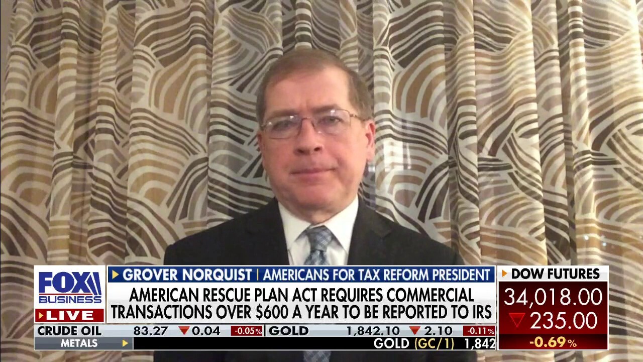 Americans for Tax Reform President Grover Norquist argues people who have a side hustle and independent contractors are 'being swept up' by the administration's latest IRS push.