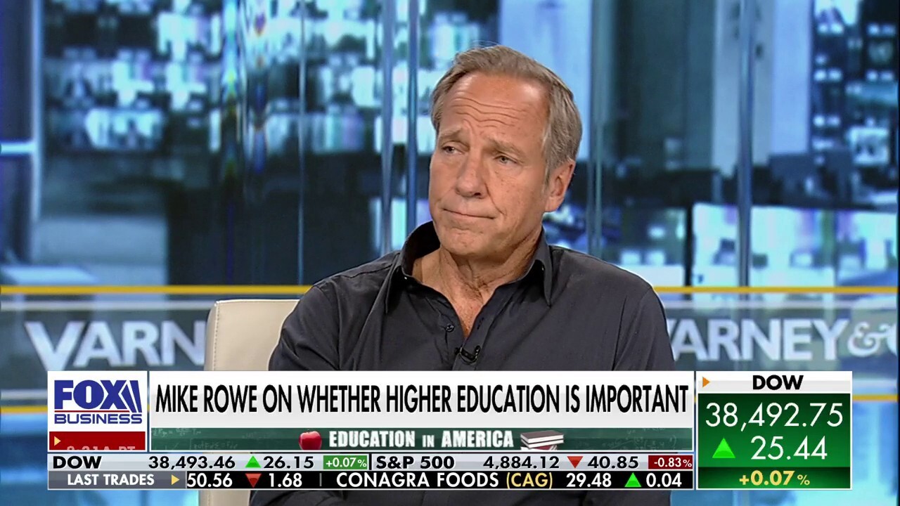 MikeRoweWorks Foundation CEO Mike Rowe argues that four-year college degrees are no longer seen as a source of pride by graduates on Varney & Co.