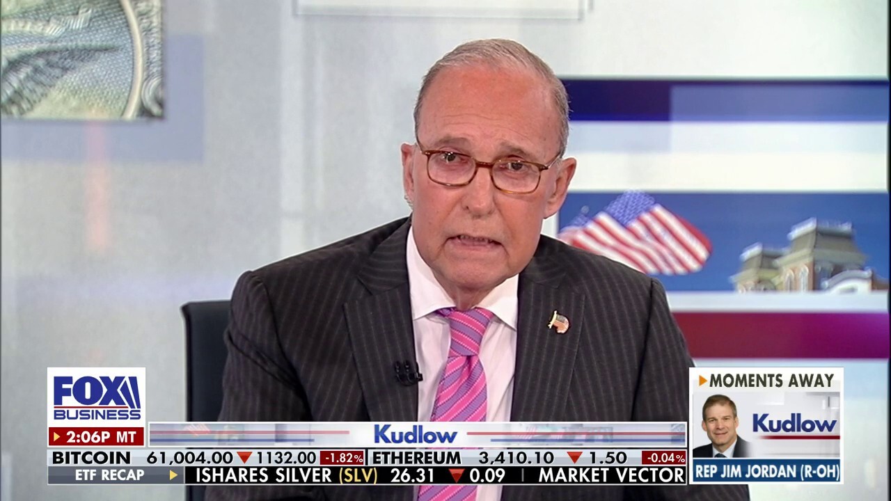 Larry Kudlow: Biden's inflation rate is 3x Trump's pace