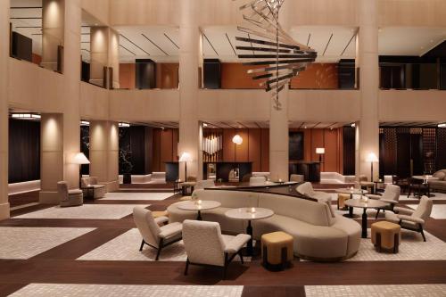 Area tempat duduk di Nobu Hotel London Portman Square