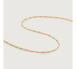 Gold Vermeil Station Chain Necklace 41-46cm/16-18' - Monica Vinader