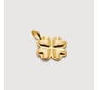 Gold Vermeil Clover Pendant Charm - Monica Vinader