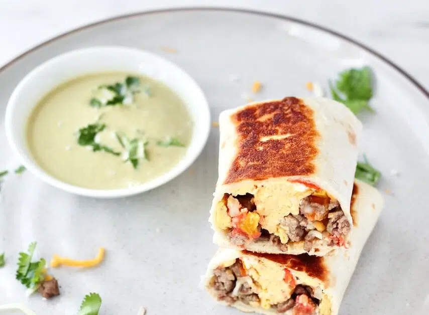 Make Ahead Breakfast Burrito