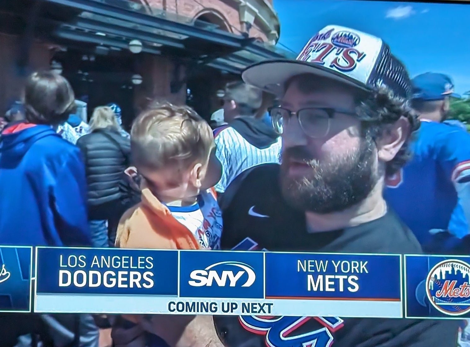 I Can't Believe Meek Phill Has Been Hiding A Child From Us And Brought That Child To Watch Yesterday's Mets Doubleheader From Hell