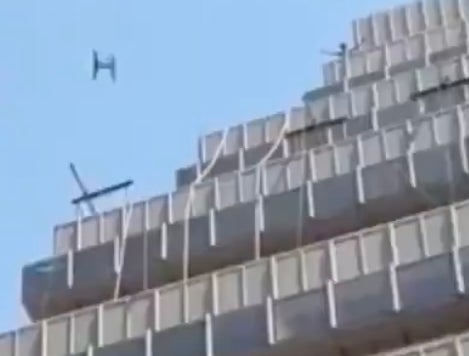 An Absolute Lunatic Was Throwing Chairs Off Of A New York High-Rise Building