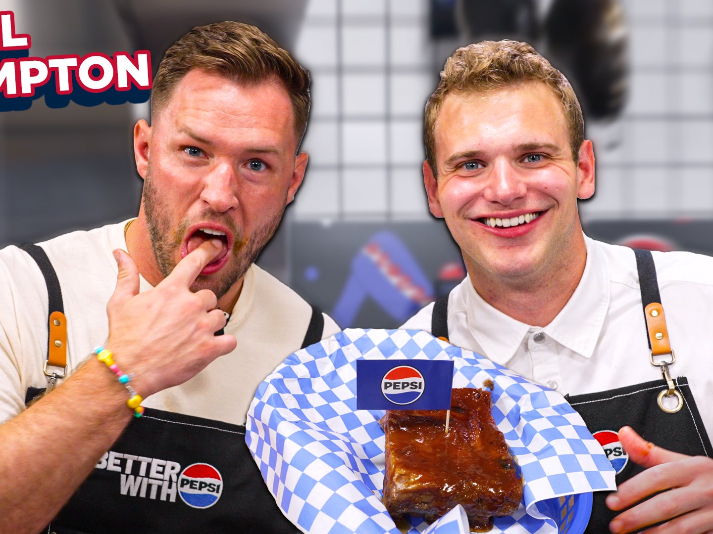 Will Compton Cooks FAVORITE Family Recipe | What's For Lunch Presented by ‪Pepsi‬