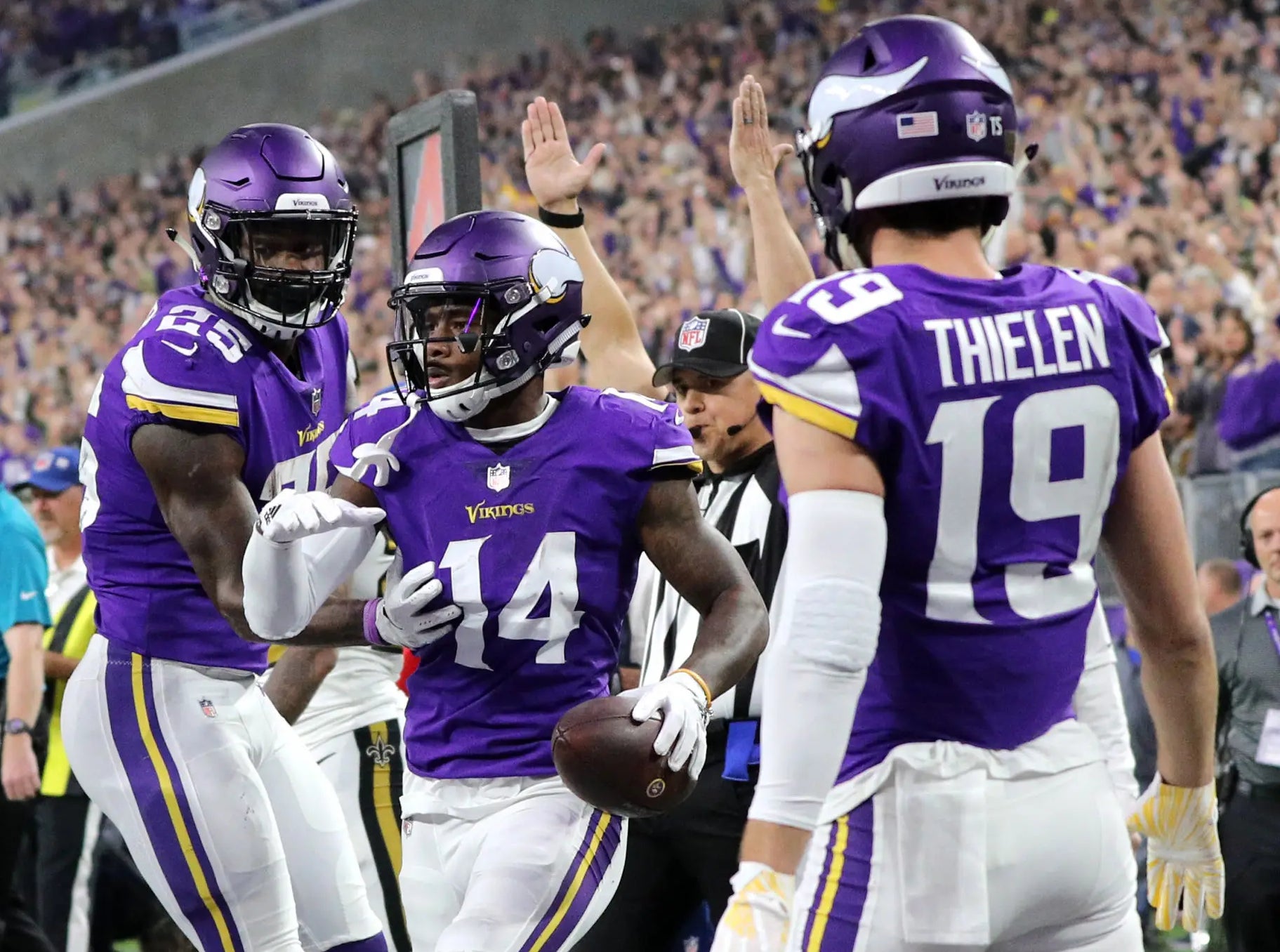 Wide Receiver Adam Thielen Reminisces On What Went Through His Mind After The Minneapolis Miracle