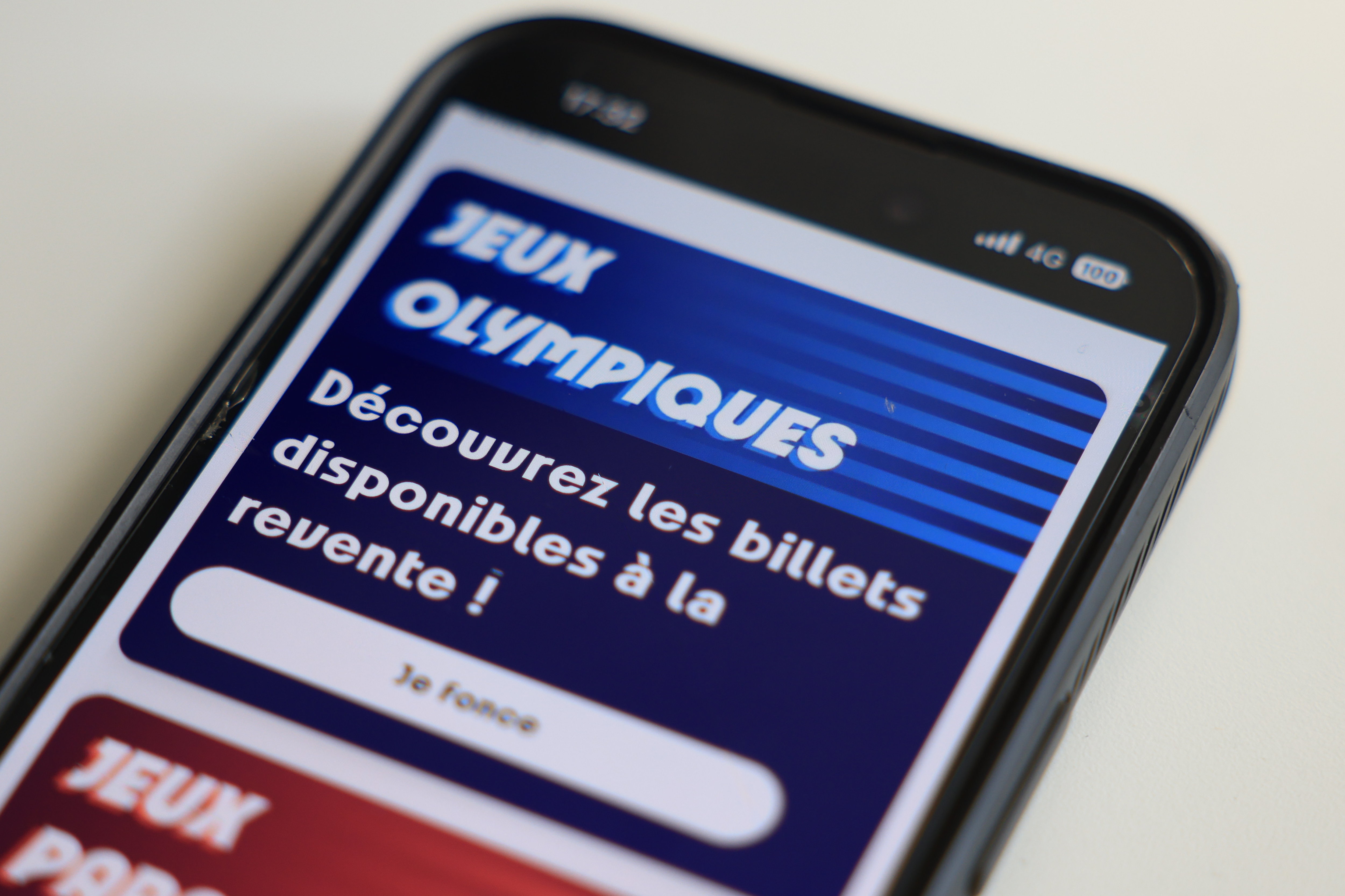 La billetterie des Jeux de Paris est uniquement en ligne. LP / Olivier Arandel
