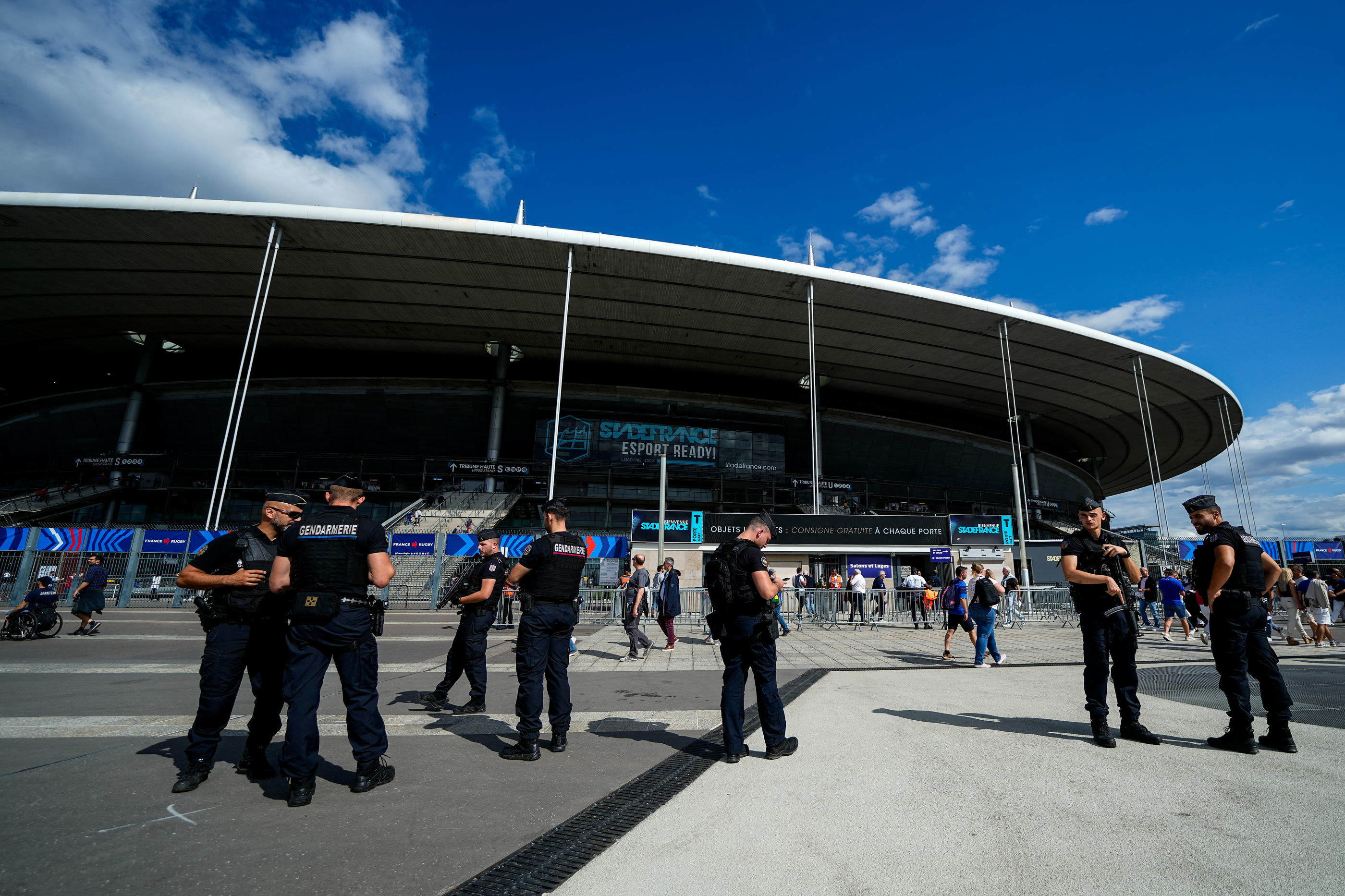 Le Stade de France, ici en août 2023, fait partie des plans de repli de la cérémonie d'ouverture, a assuré le président de la République Emmanuel Macron lundi matin. Mais ce n'est pas si simple que ça. LP/Icon Sport/Anthony Pfeiffer