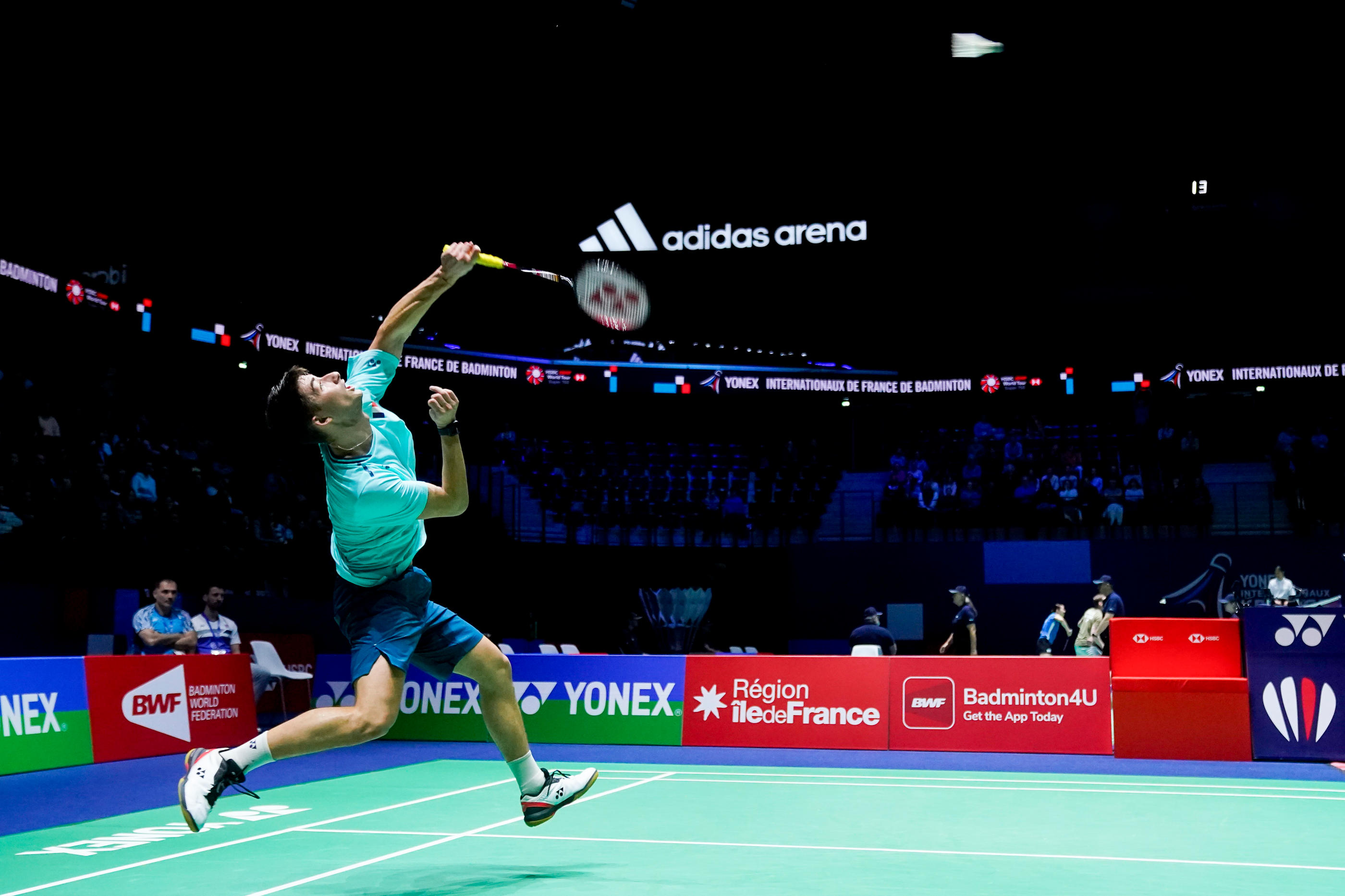 Malgré sa défaite, le tricolore Christo Popov a fait le show ce mercredi à l'Adidas Arena lors des Internationaux de France. LP/Icon Sport/Hugo Pfeiffer