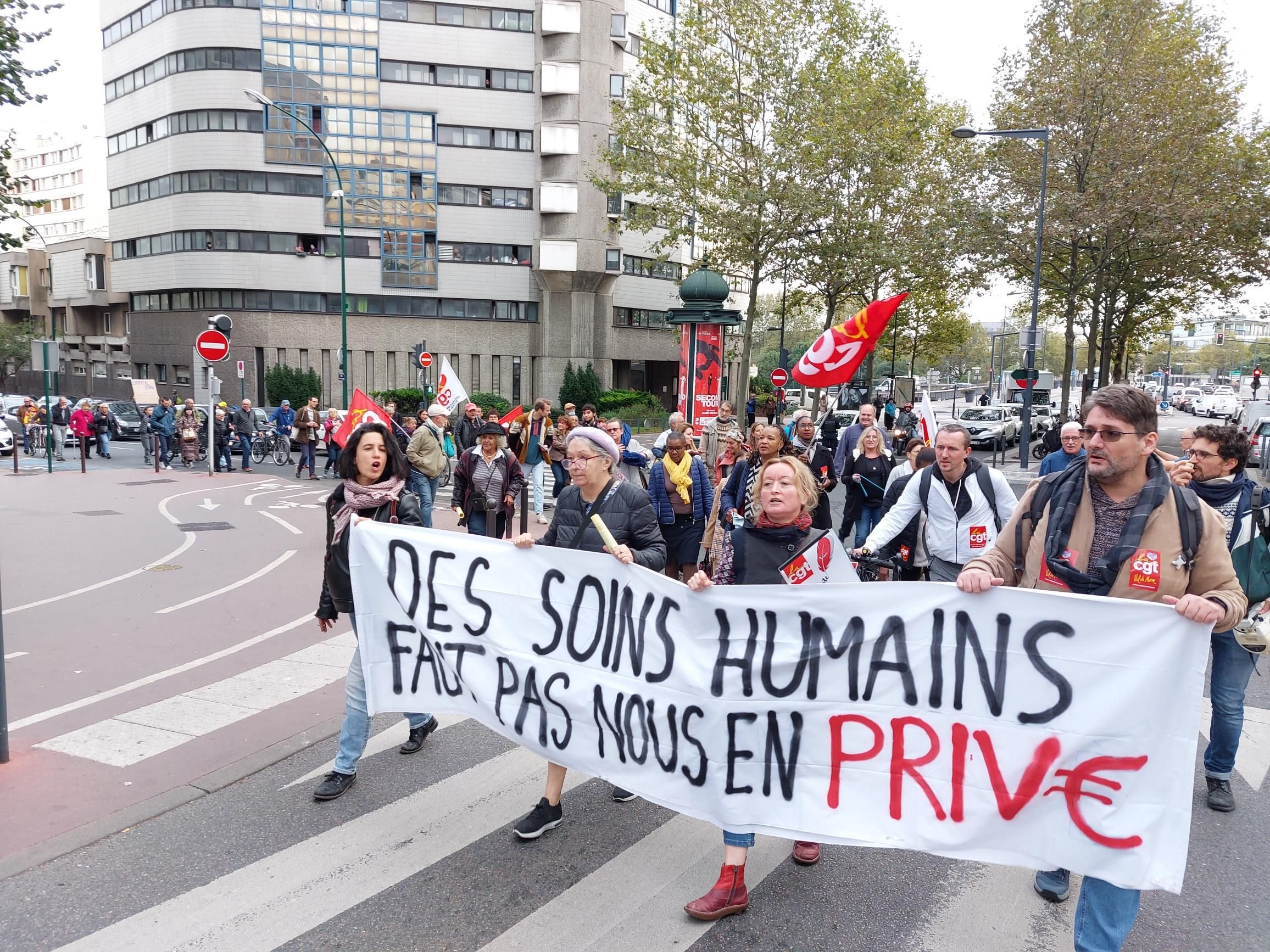 Saint-Maurice (Val-de-Marne), ce mardi 17 octobre. Les opposants au projet craignent notamment des suppressions de postes, que la direction ne confirme pas. LP/Gérald Moruzzi