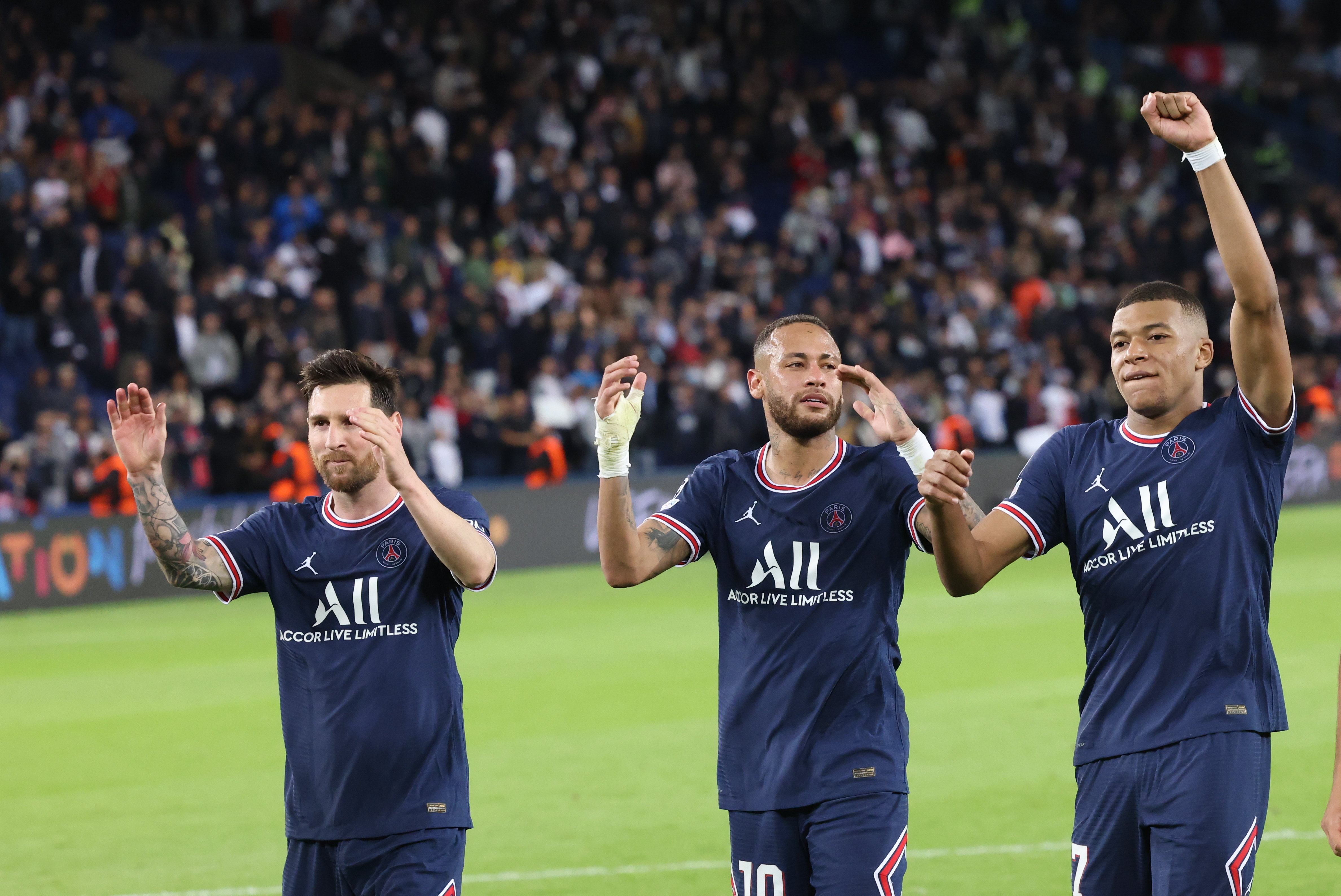 A 25 ans, Kylian Mbappé compte 304 buts. Au même âge Messi en avait inscrit 279 et Neymar 280. Photo LP/Arnaud Journois