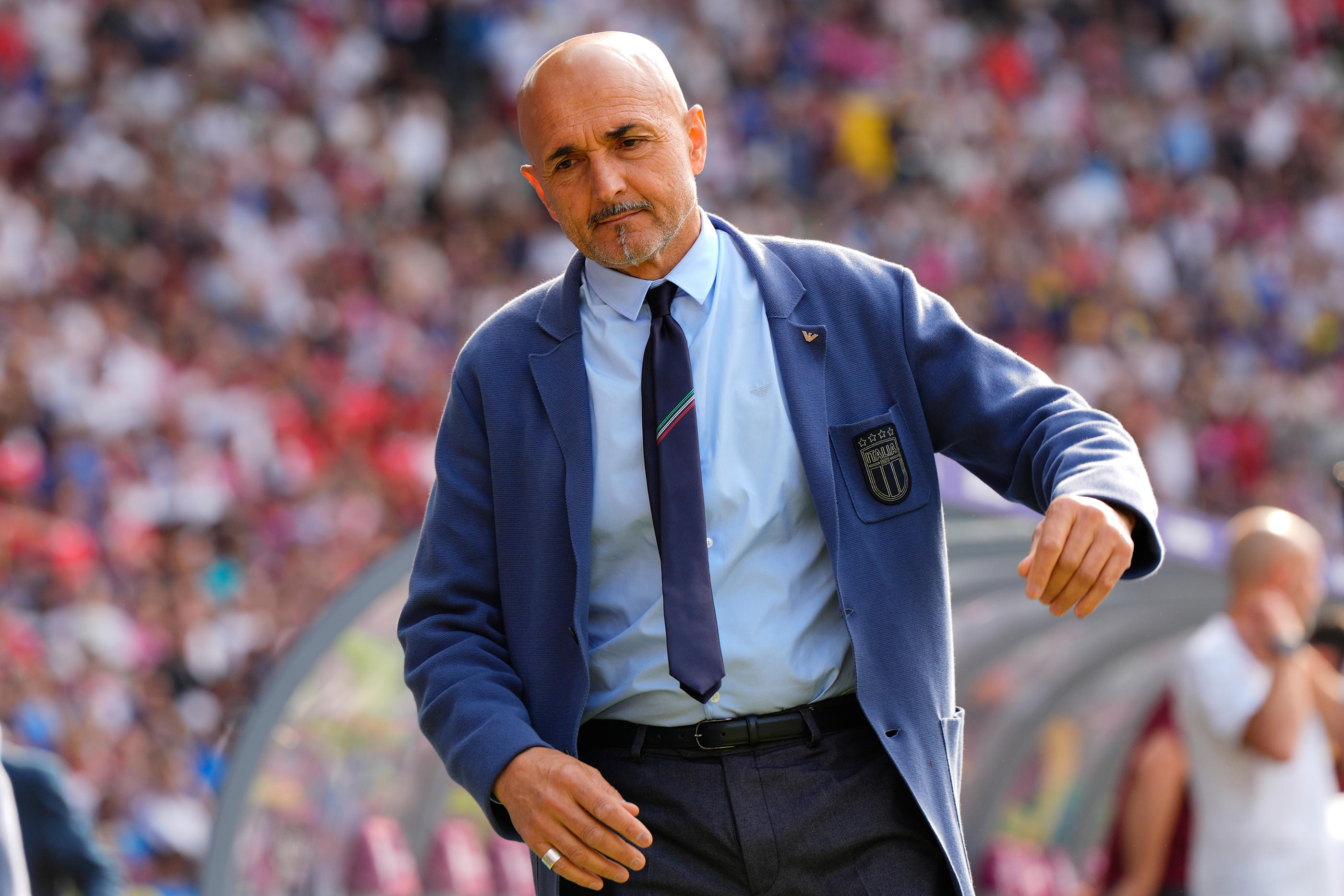 Luciano Spalletti a été maintenu à son poste de sélectionneur de l'Italie par sa fédération. Icon Sport/Fabio Ferrari