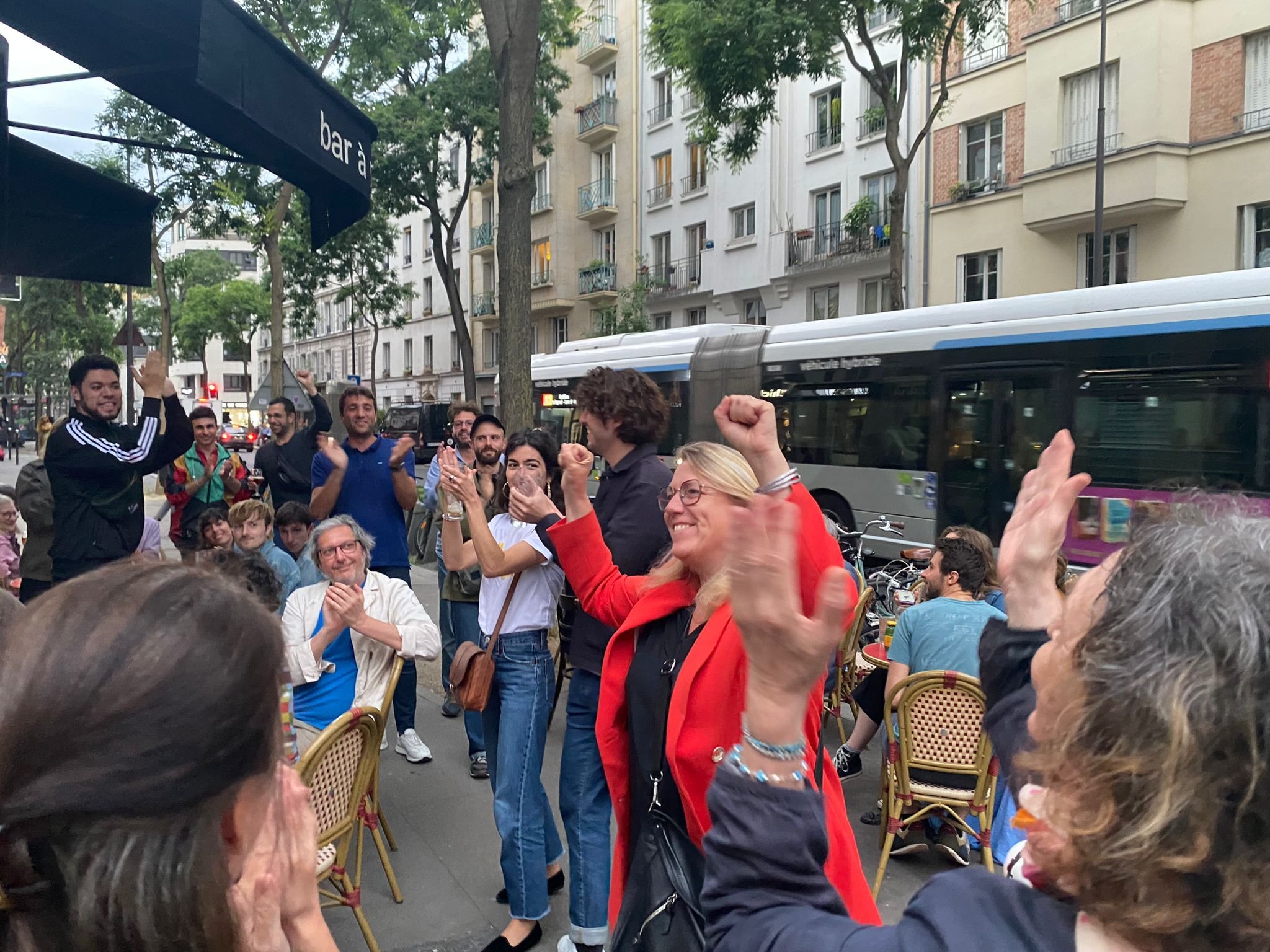 Paris, ce dimanche soir. Dans la 15e circonscription de Paris, Danielle Simonnet s’annonçait en tête avec 42 % des suffrages exprimés. LP/Auguste Canier