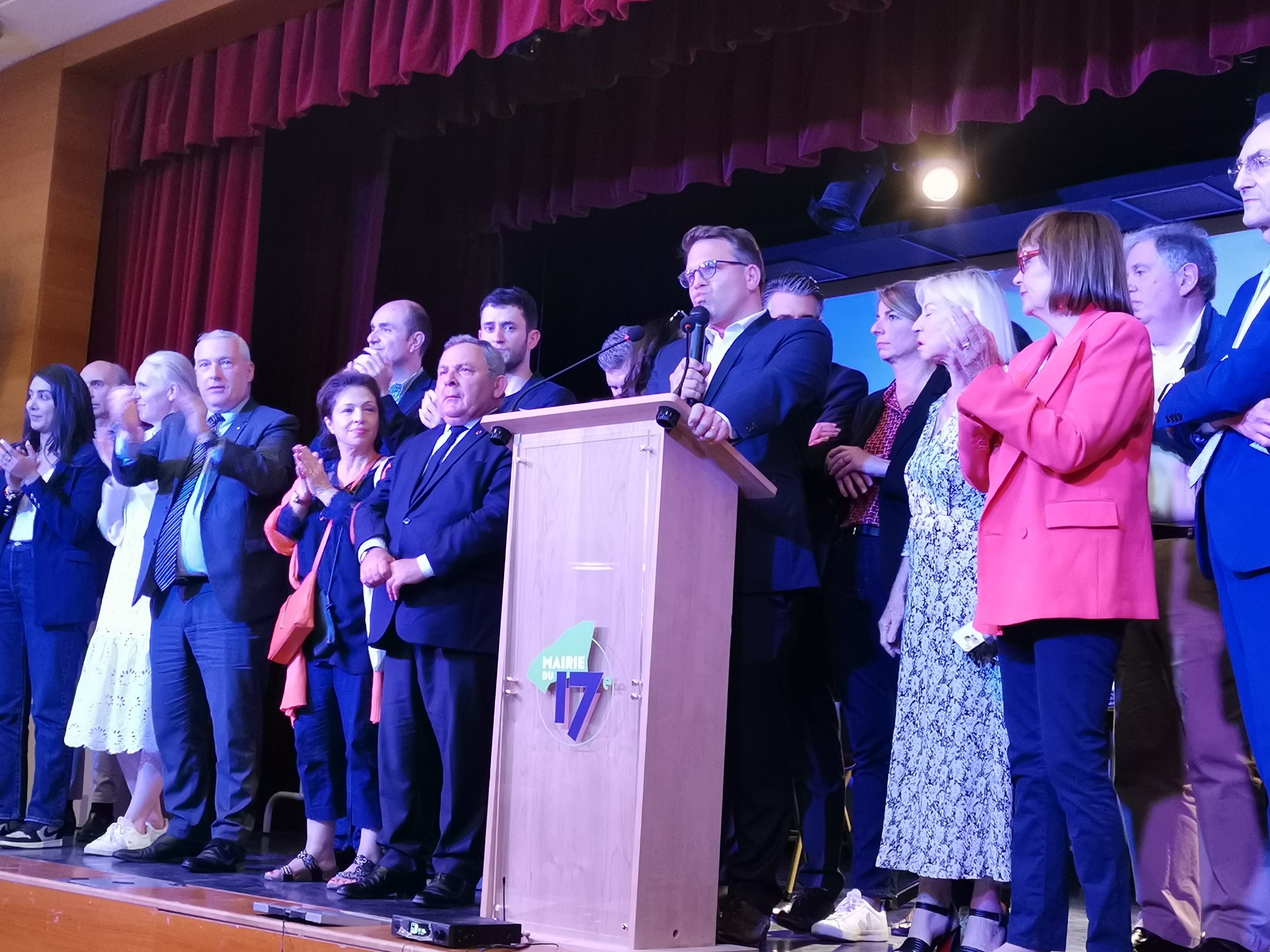 Le maire du XVIIe arrondissement de Paris, Geoffroy Boulard, a proclamé les résultats du second tour des législatives. LP/P.D.