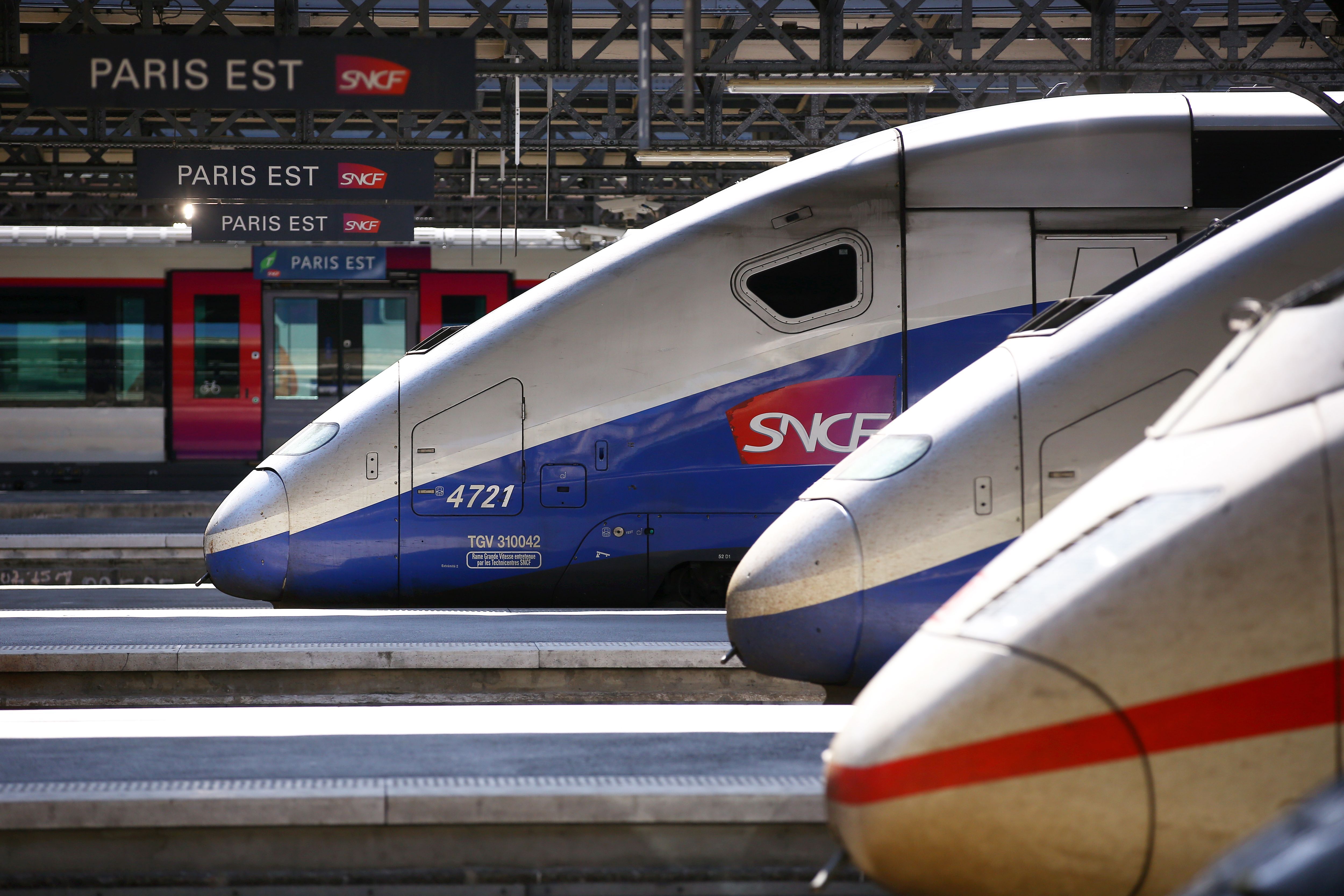 2 trains sur 3 devraient circuler à la SNCF pour le week-end de Noël. ILLUSTRATION TGV GARE DE L'EST