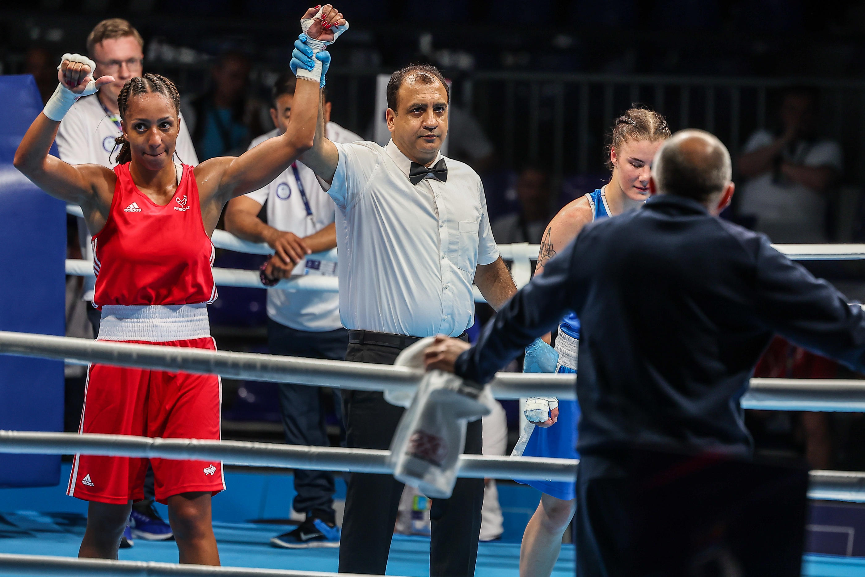 Autour d'Estelle Mossely, championne olympique en 2016, sept boxeurs français sont déjà qualifiés pour les Jeux de Paris. Icon sport