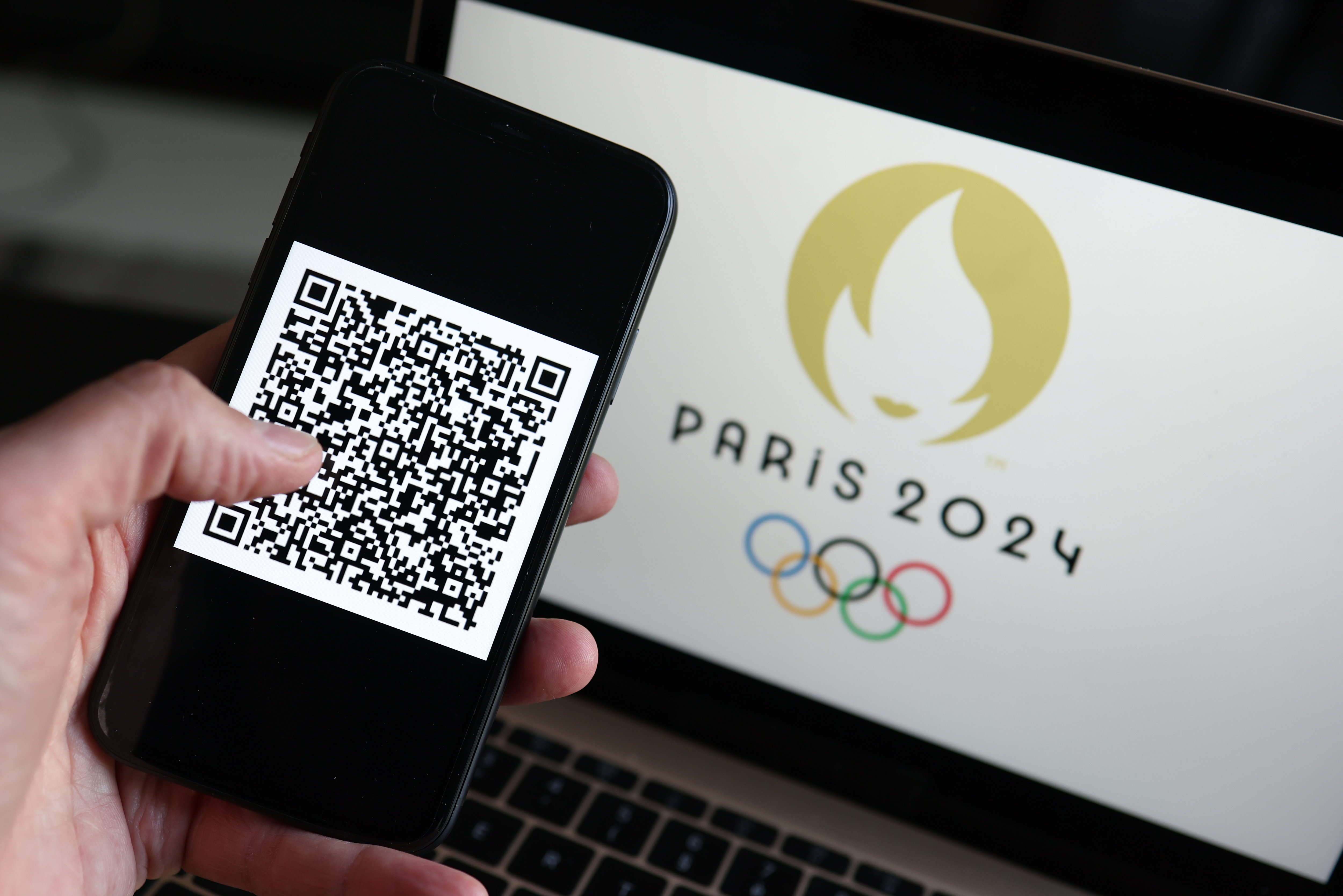 Un QR code sera nécessaire pour accéder aux périmètres sécurisés des Jeux olympiques de Paris 2024. (Illustration) Arnaud Journois/LP