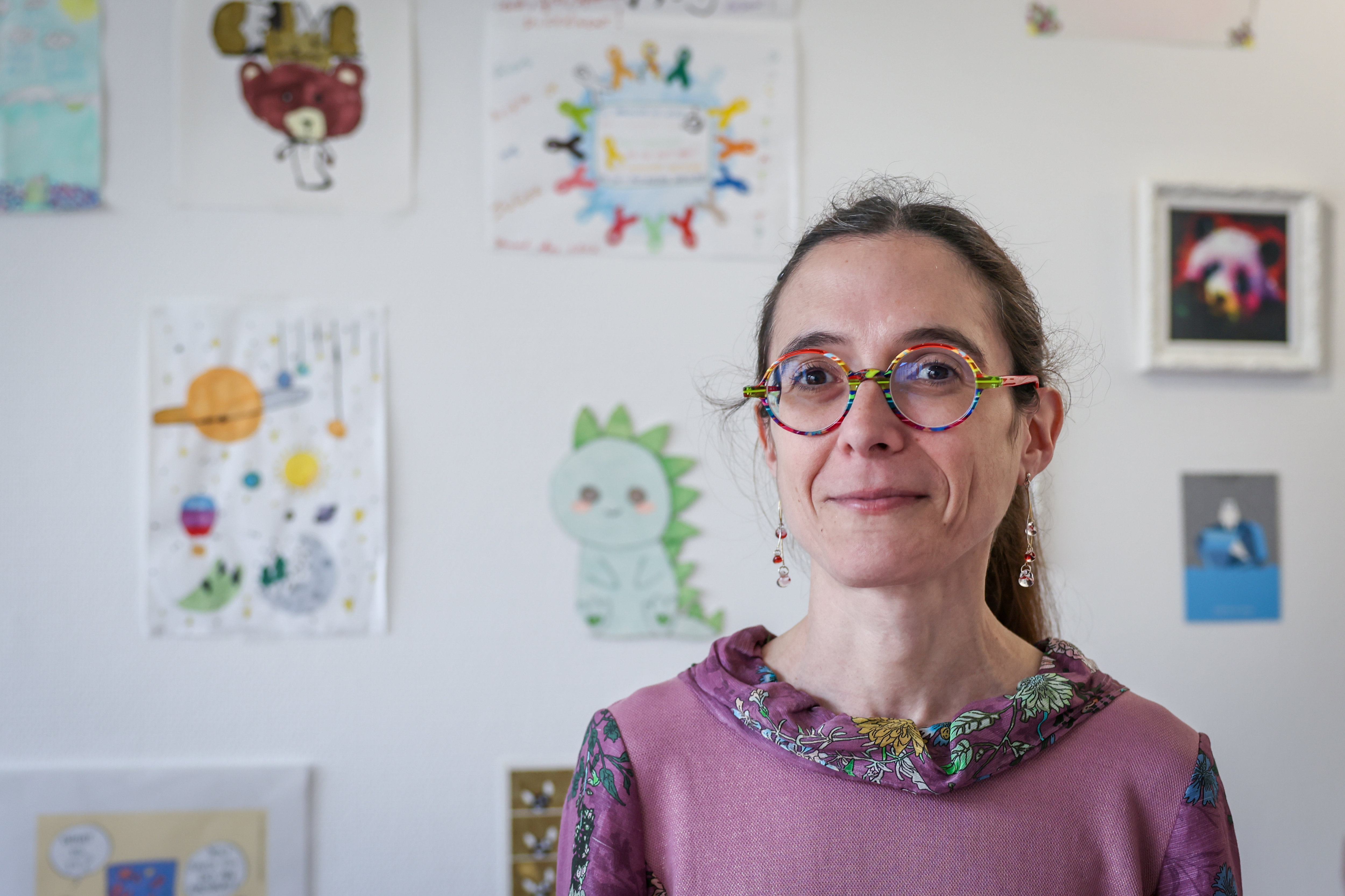 Hôpital Necker-Enfants malades (Paris XVe), le 28 mai. La médecin Céline Greco, ancienne enfant placée à l’Aide sociale à l’enfance (ASE) se bat pour mieux faire reconnaître les maltraitances chez les enfants. LP/Frédéric Dugit