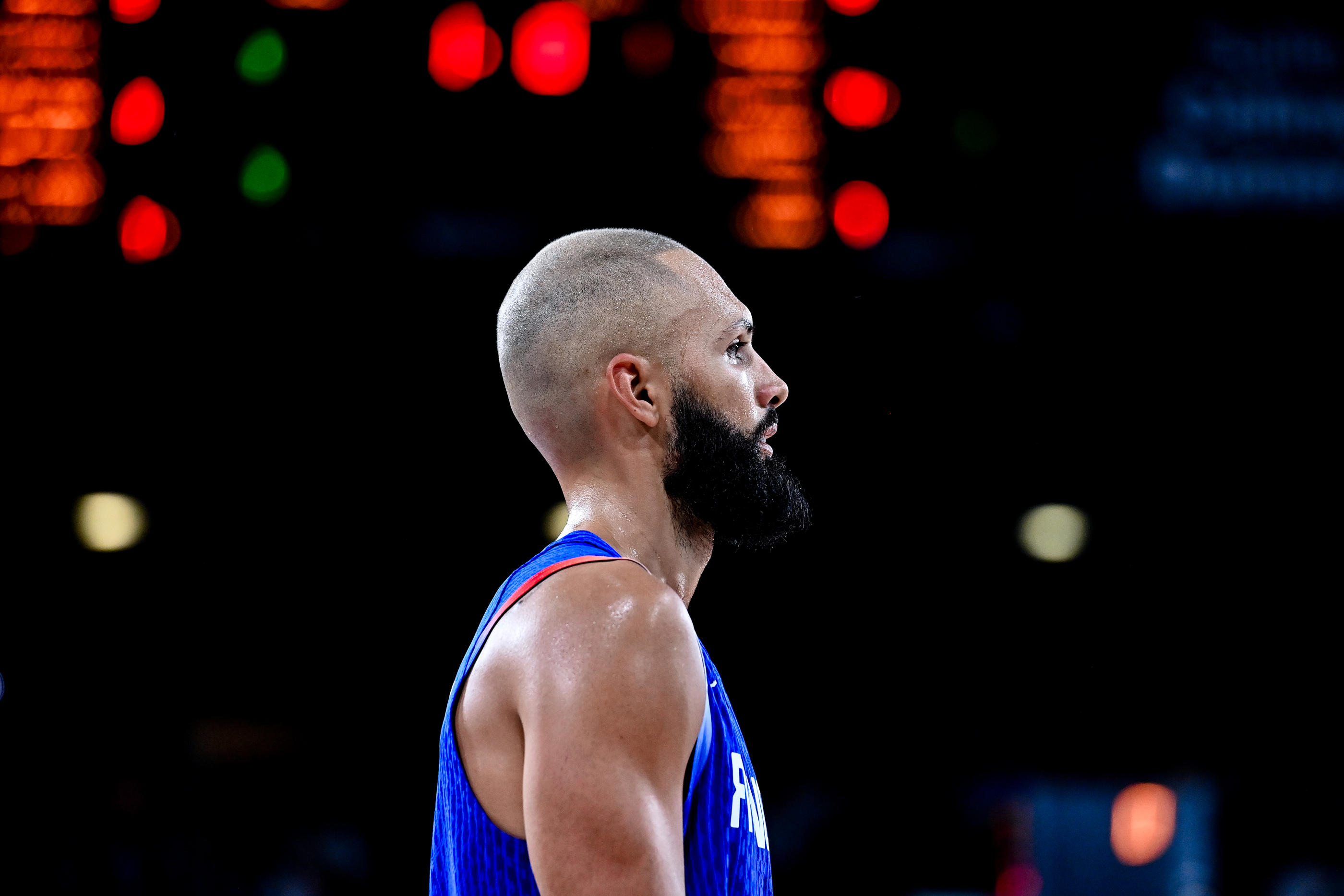 Evan Fournier n'a pas disputer plus de deux quart temps contre l'Allemagne. Icon Sport