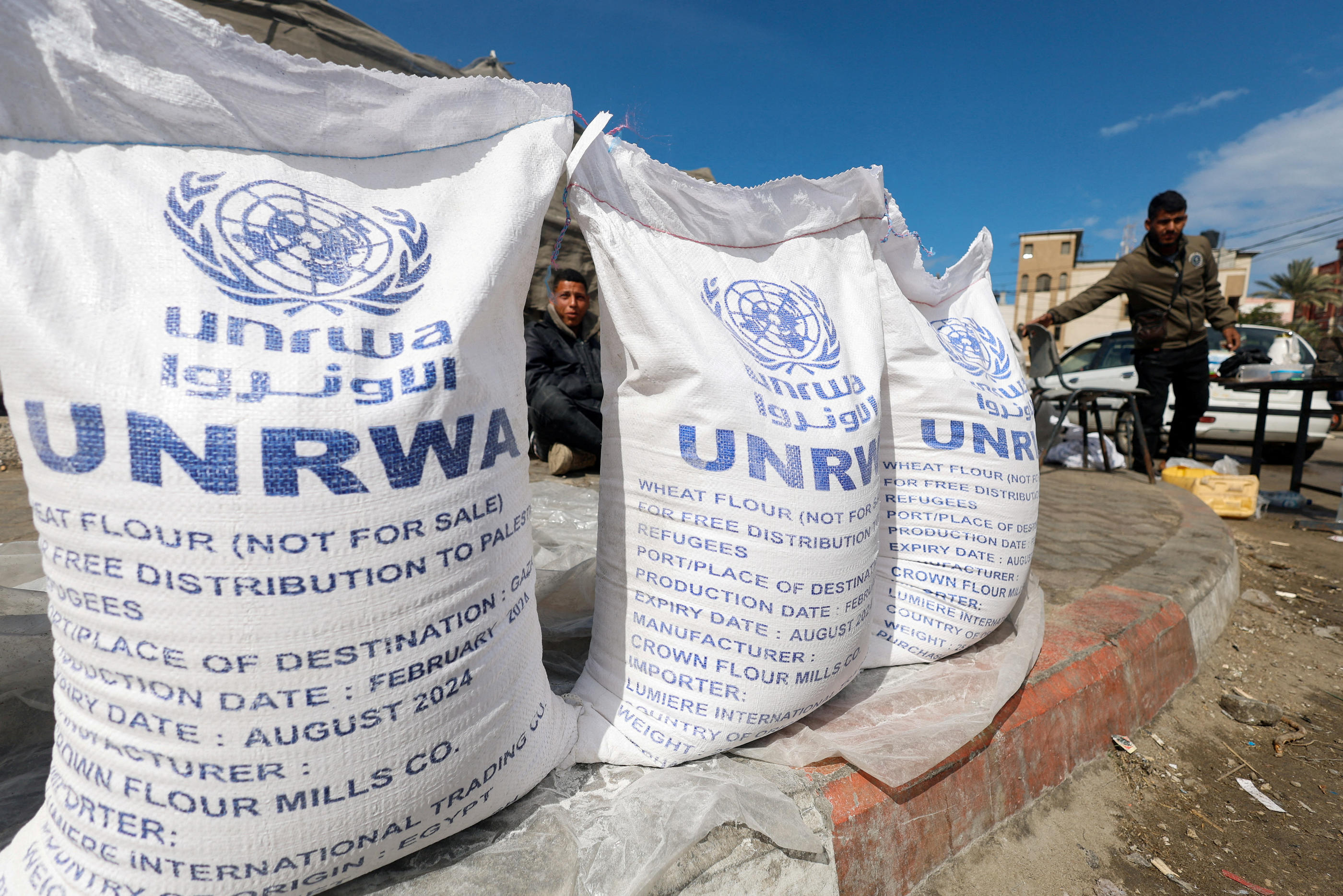 Les familles des otages et victimes du 7 octobre ont porté plainte contre l'Unrwa. REUTERS/Mohammed Salem/File Photo