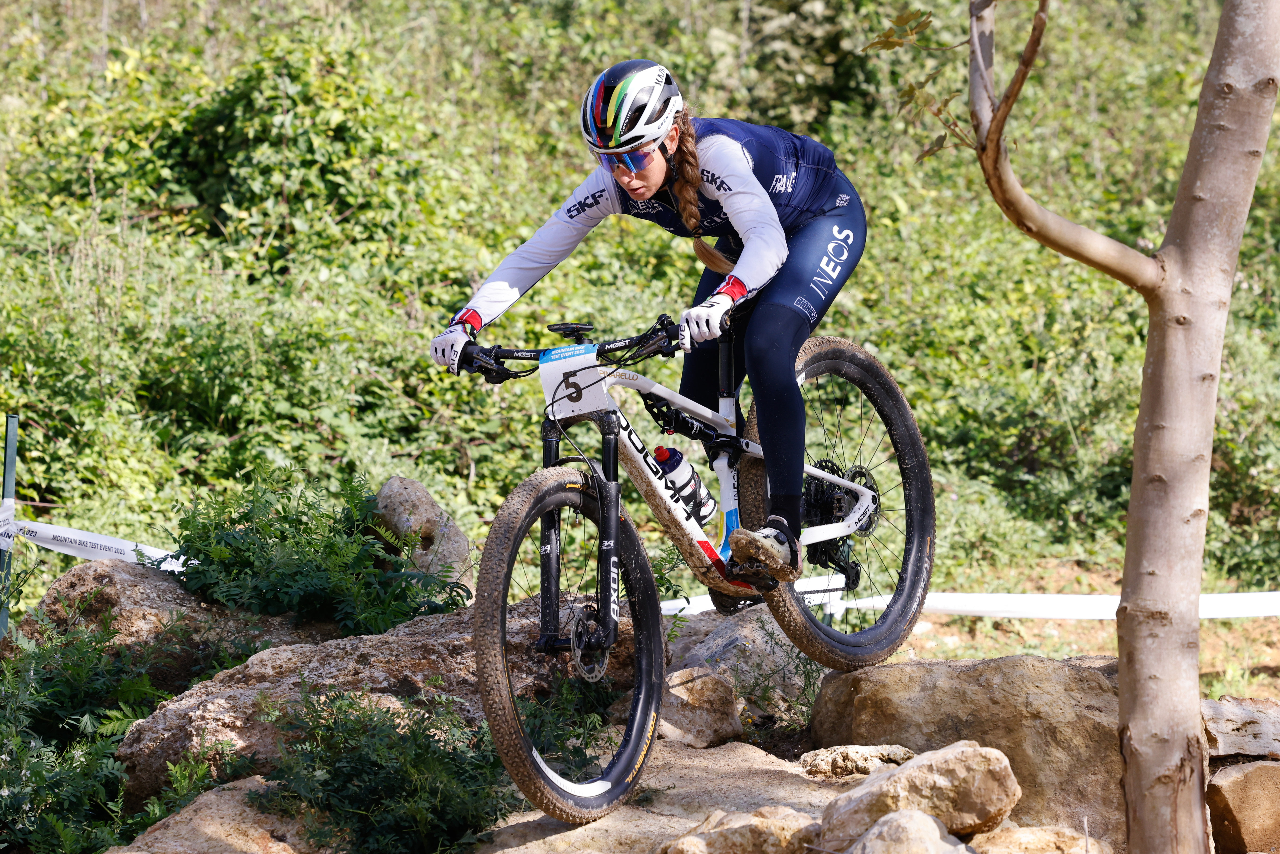 Pauline Ferrand-Prévôt a abandonné, ce dimanche lors de l'épreuve de cross-country aux Championnats d'Europe de VTT. (Illustration) LP/Arnaud Dumontier