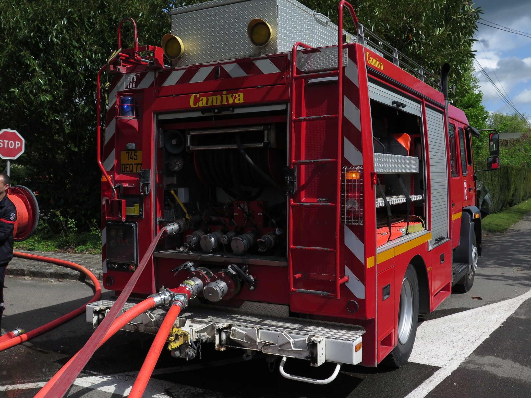 Les pompiers sont venus à bout du sinistre mais n'ont pas pu sauver les chevaux. (Illustration) LP/PASCAL VILLEBEUF