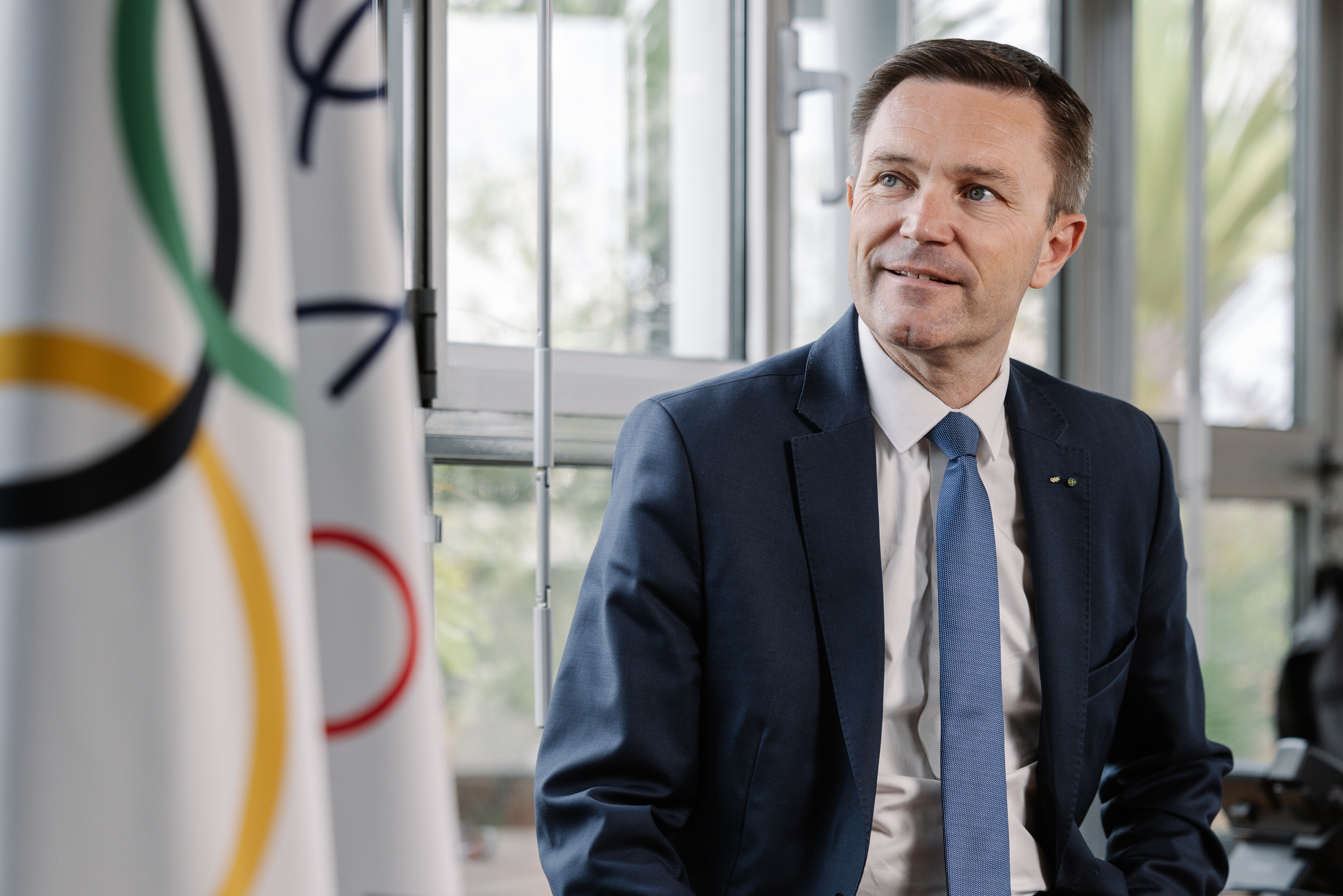 «Il est de bon ton de critiquer les Jeux, mais ce sera fabuleux», promet David Lappartient, nouveau patron du Comité national olympique et sportif français. LP/Arnaud Dumontier