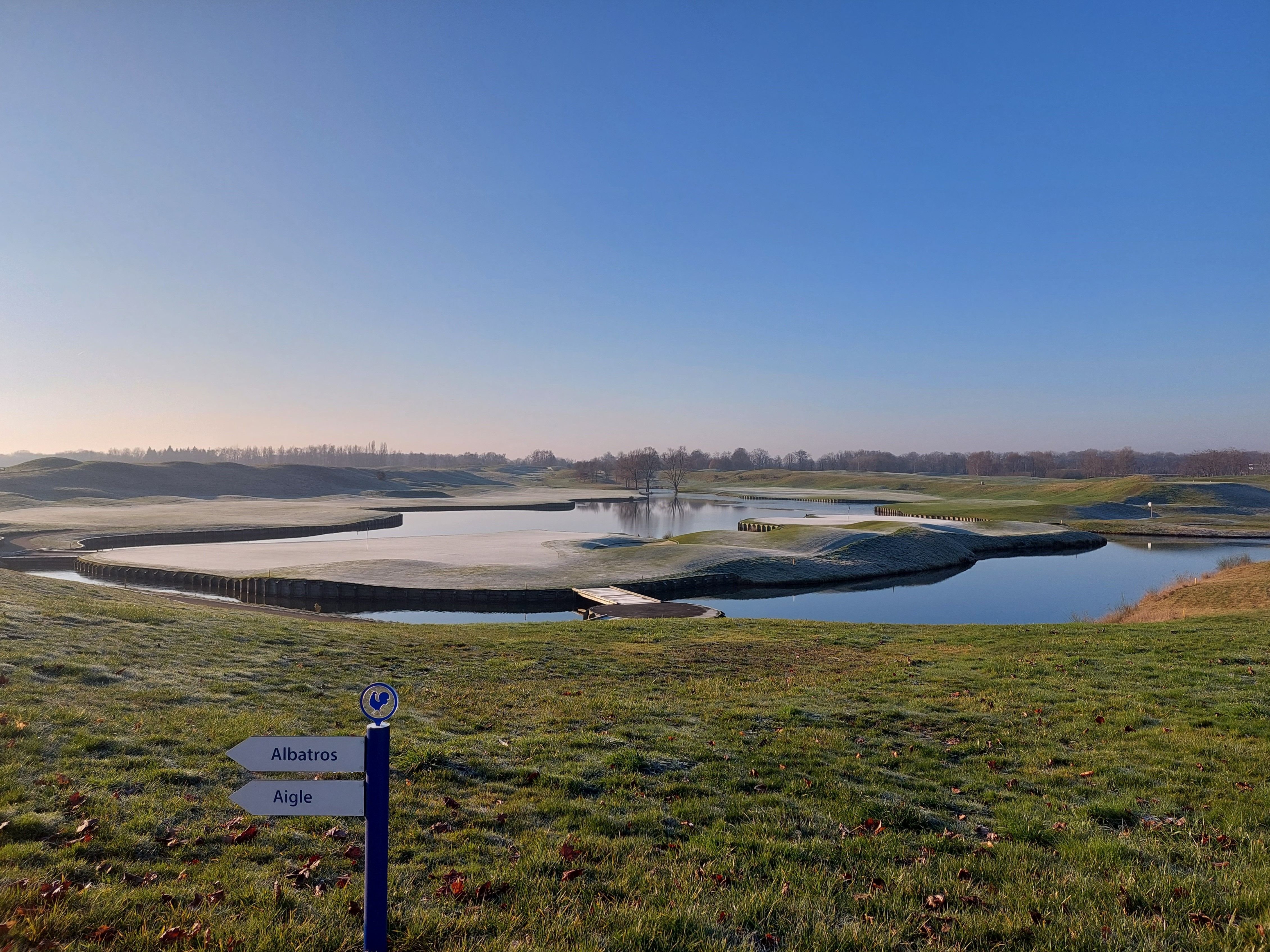 Classé parmi les plus beaux parcours d’Europe, le Golf national de Saint-Quentin-en-Yvelines accueillera les compétitions olympiques et paralympiques de Paris 2024. LP/Virginie Wéber