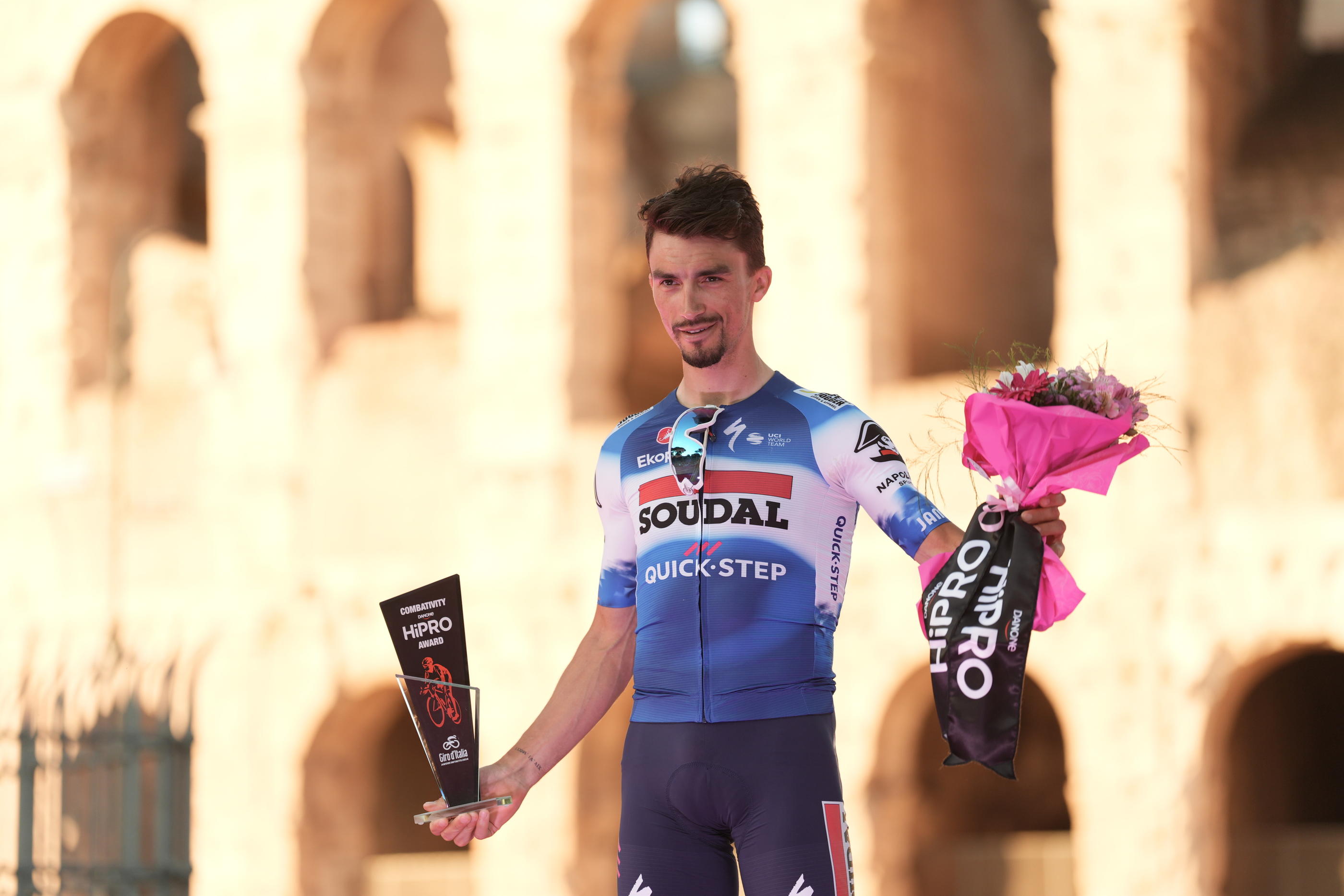 Julian Alaphilippe ne participera pas au Tour de France, lui qui a affiché une forme intéressante au Giro (M. Paolone/Lapresse).