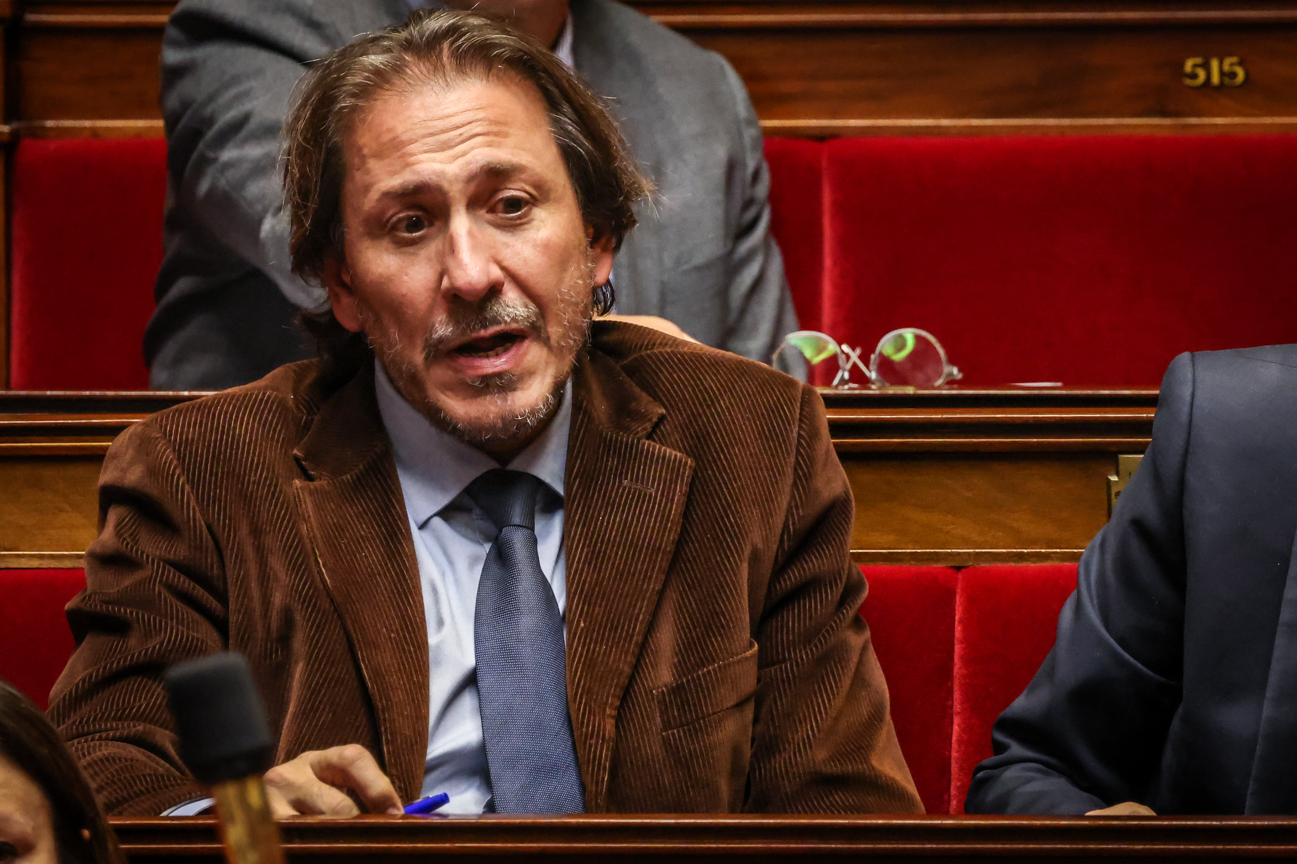 Paris (VIe), le 31 octobre 2023. Jérôme Guedj, député (PS) sortant se représente dans la 6e circonscription de l'Essonne, mais sans l'étiquette Front populaire, «en dépit de la beauté de ces mots». LP/Frédéric Dugit.