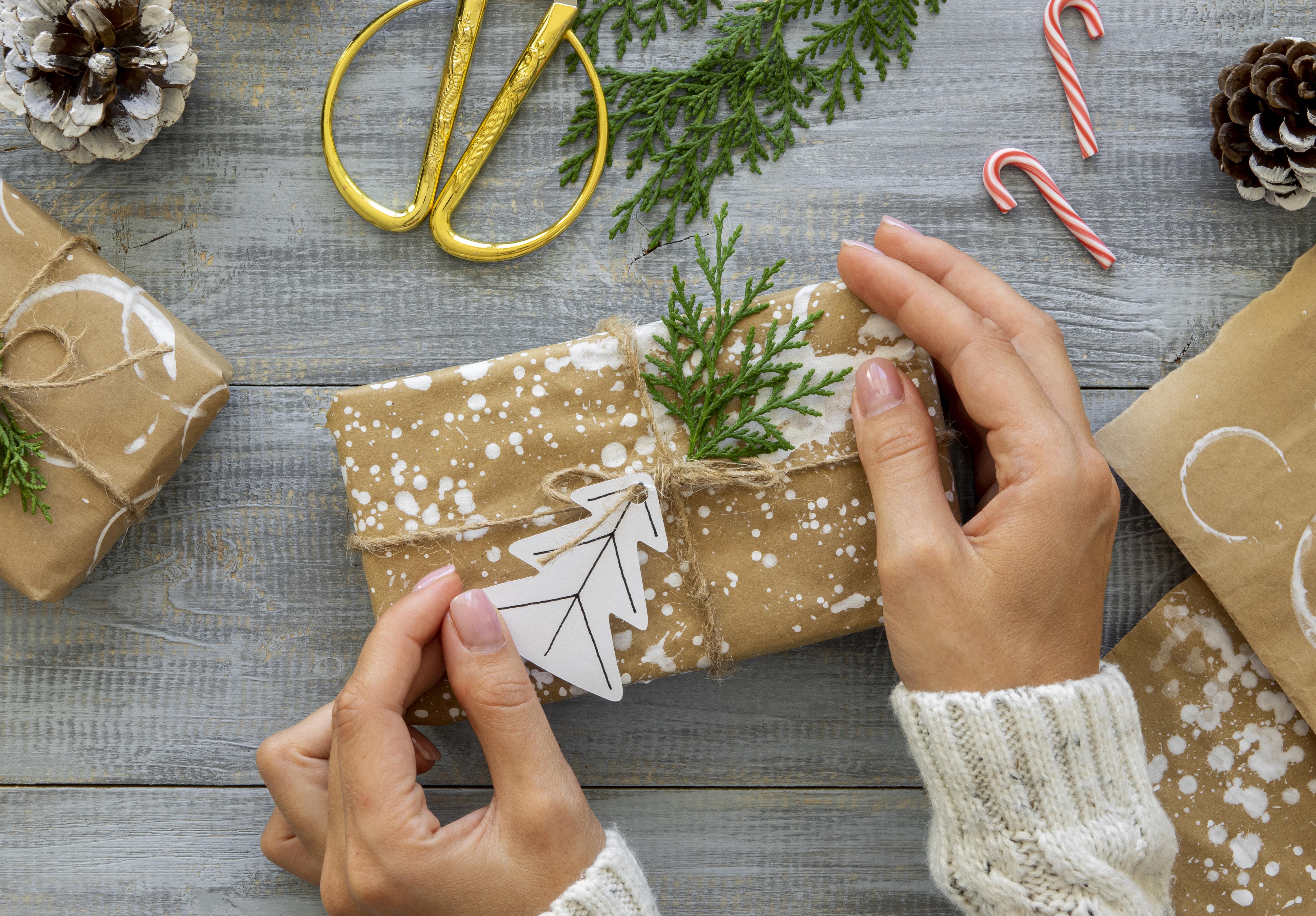 Emballage des cadeaux de Noël, vente d'huîtres ou parc d'attraction, les jobs d'hiver recrutent encore (Illustration) Freepik