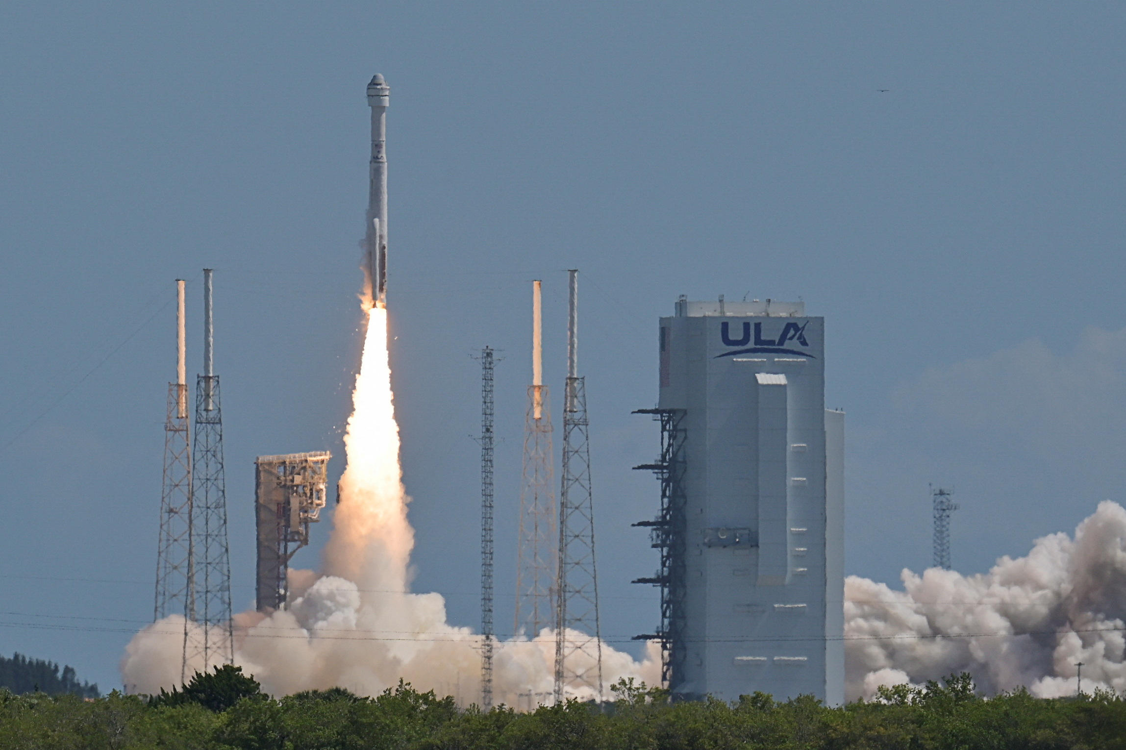 Le décollage de la fusée Atlas V du groupe ULA, avec la capsule Starliner à son sommet, a eu lieu à 10h52 ce mercredi 5 juin 2024 de Cap Canaveral en Floride. Reuters/Steve Nesius